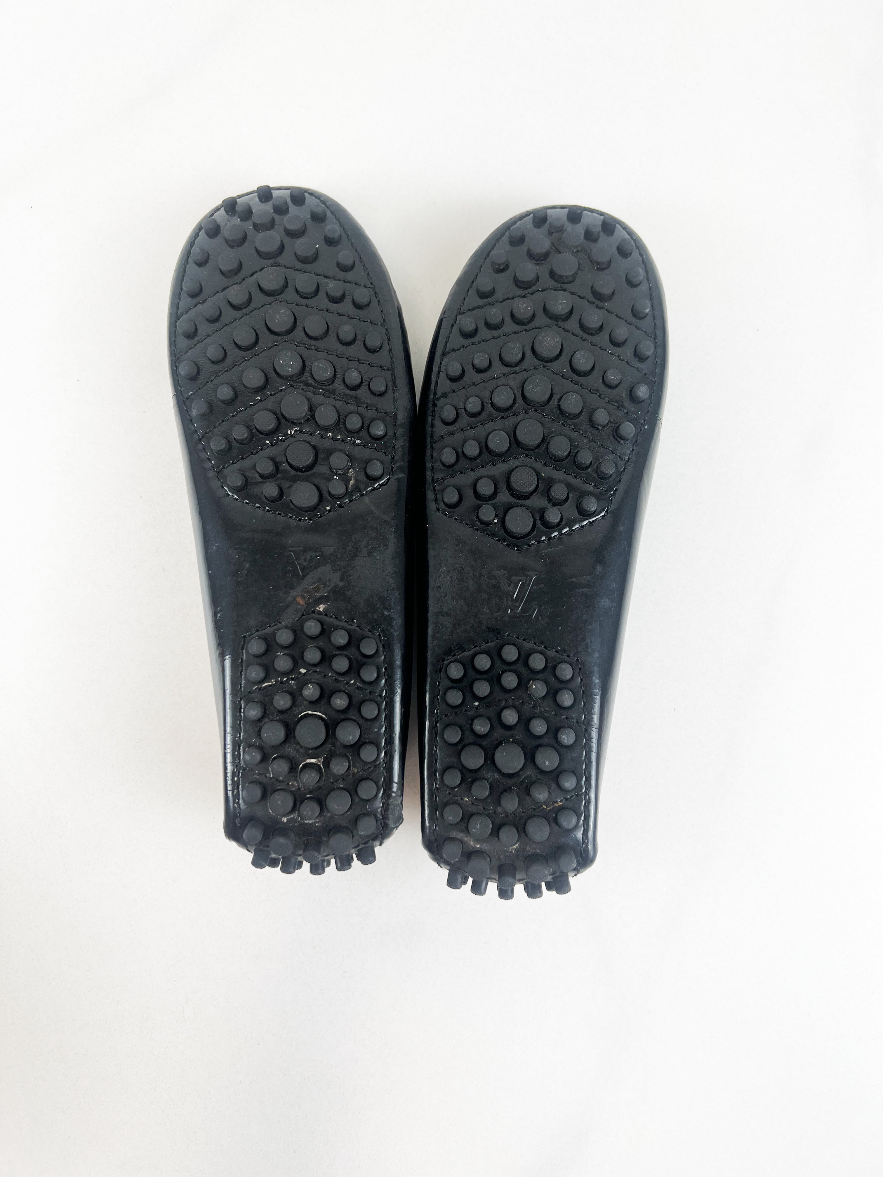Louis Vuitton Patent Parklane Moccasin Size 38.5