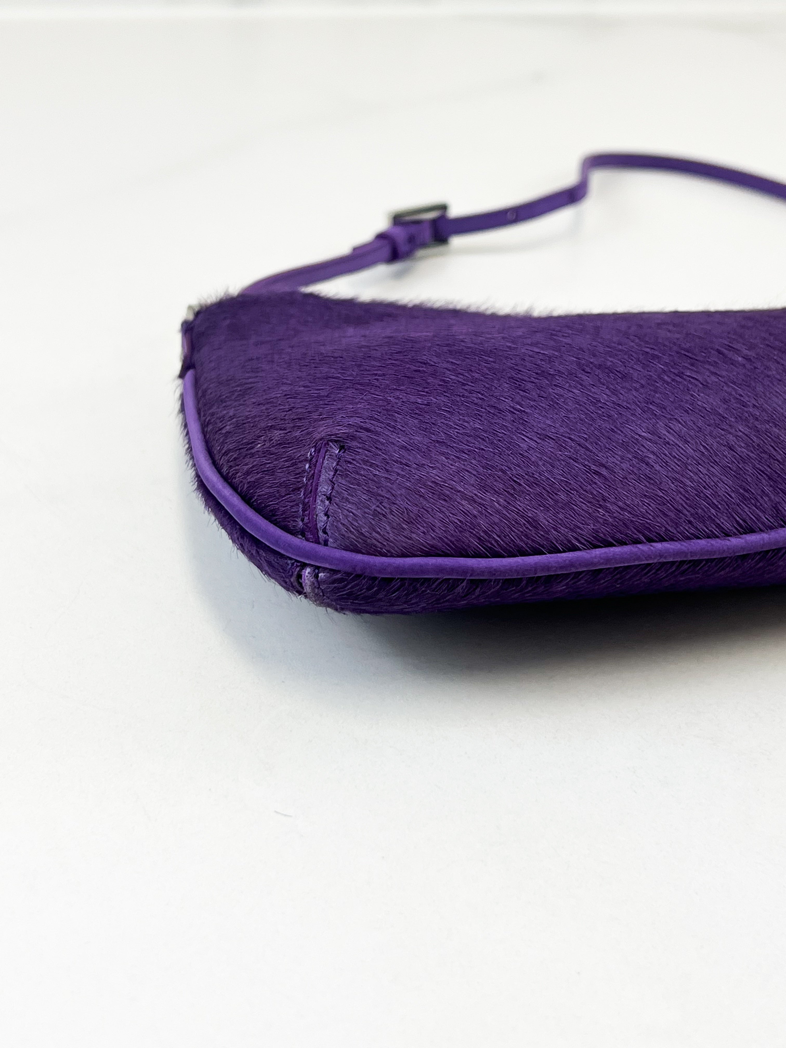 Jacquemus The Bisou Perle Shoulder Bag in Purple