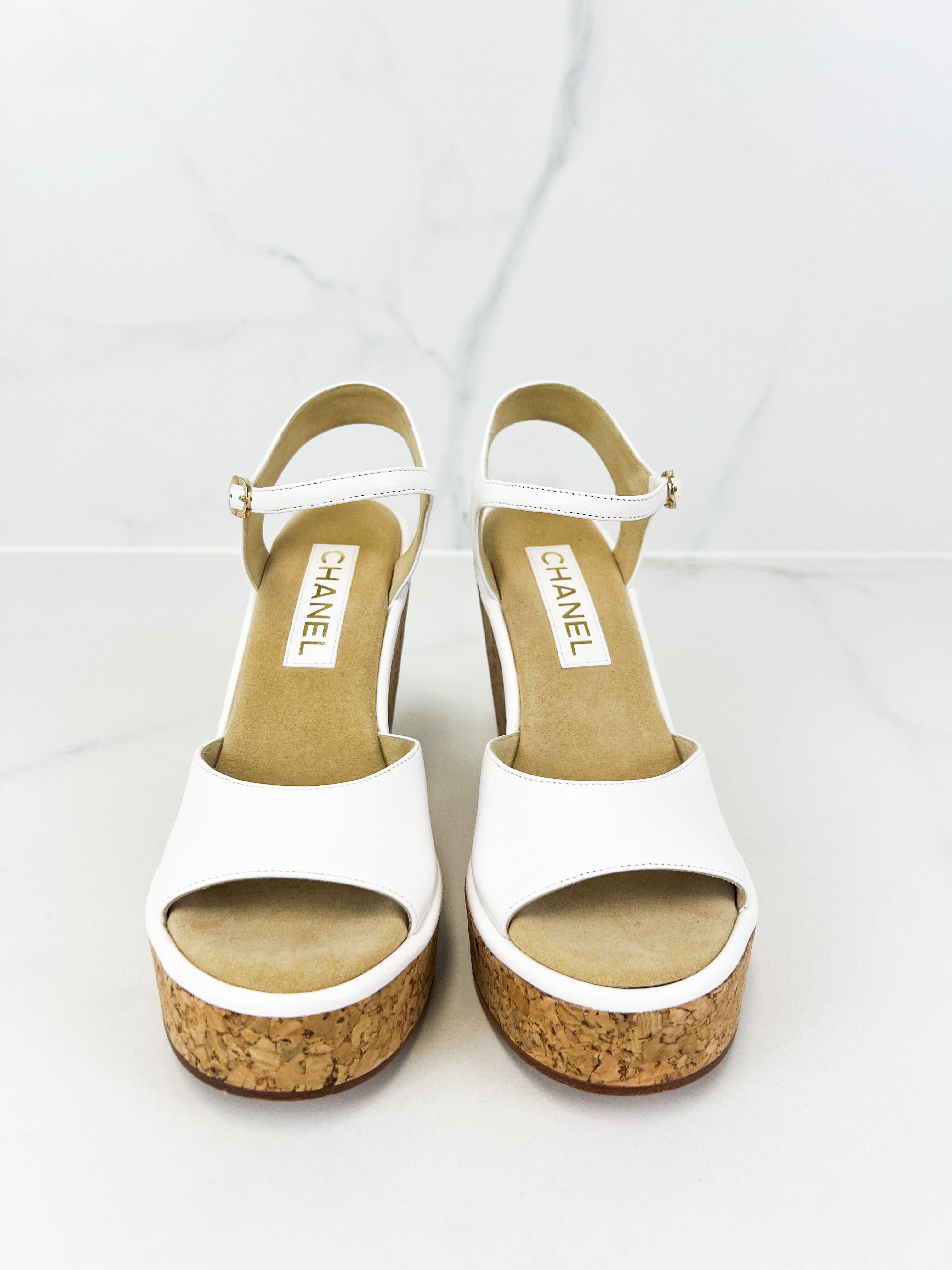 Chanel Wedges Size 38.5