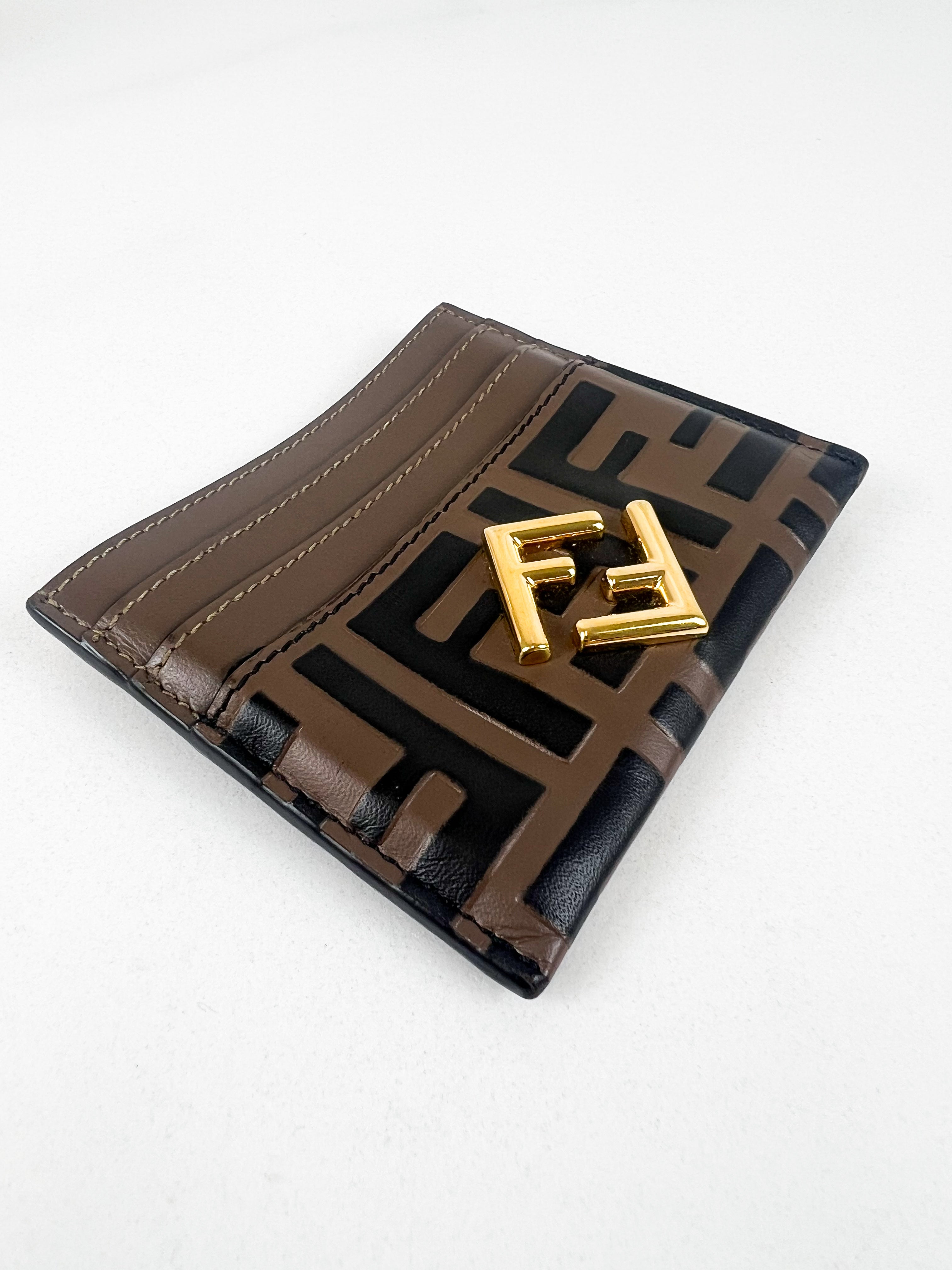 Fendi Leather Card Wallet