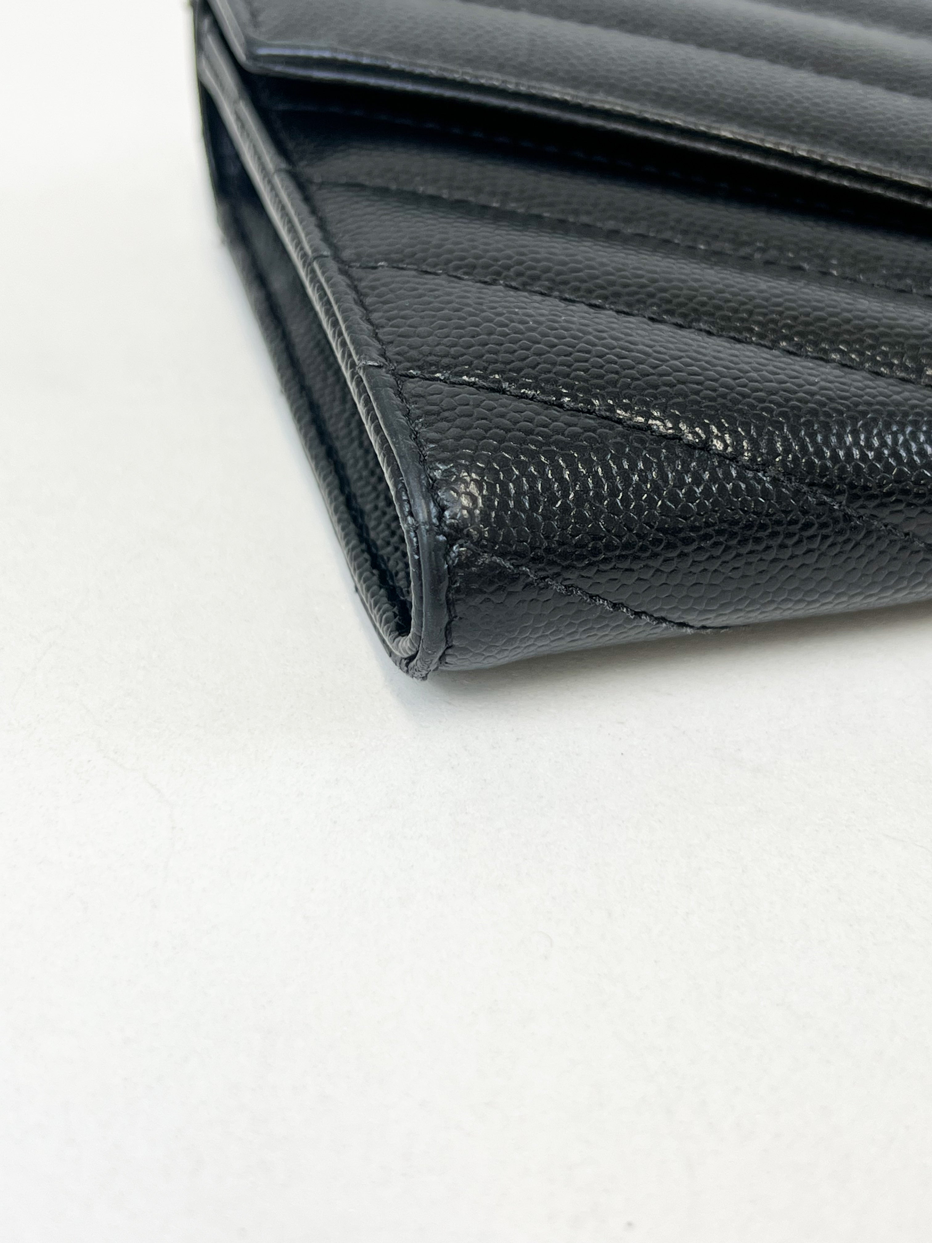 Saint Laurent Cassandre Matelasse Large Wallet