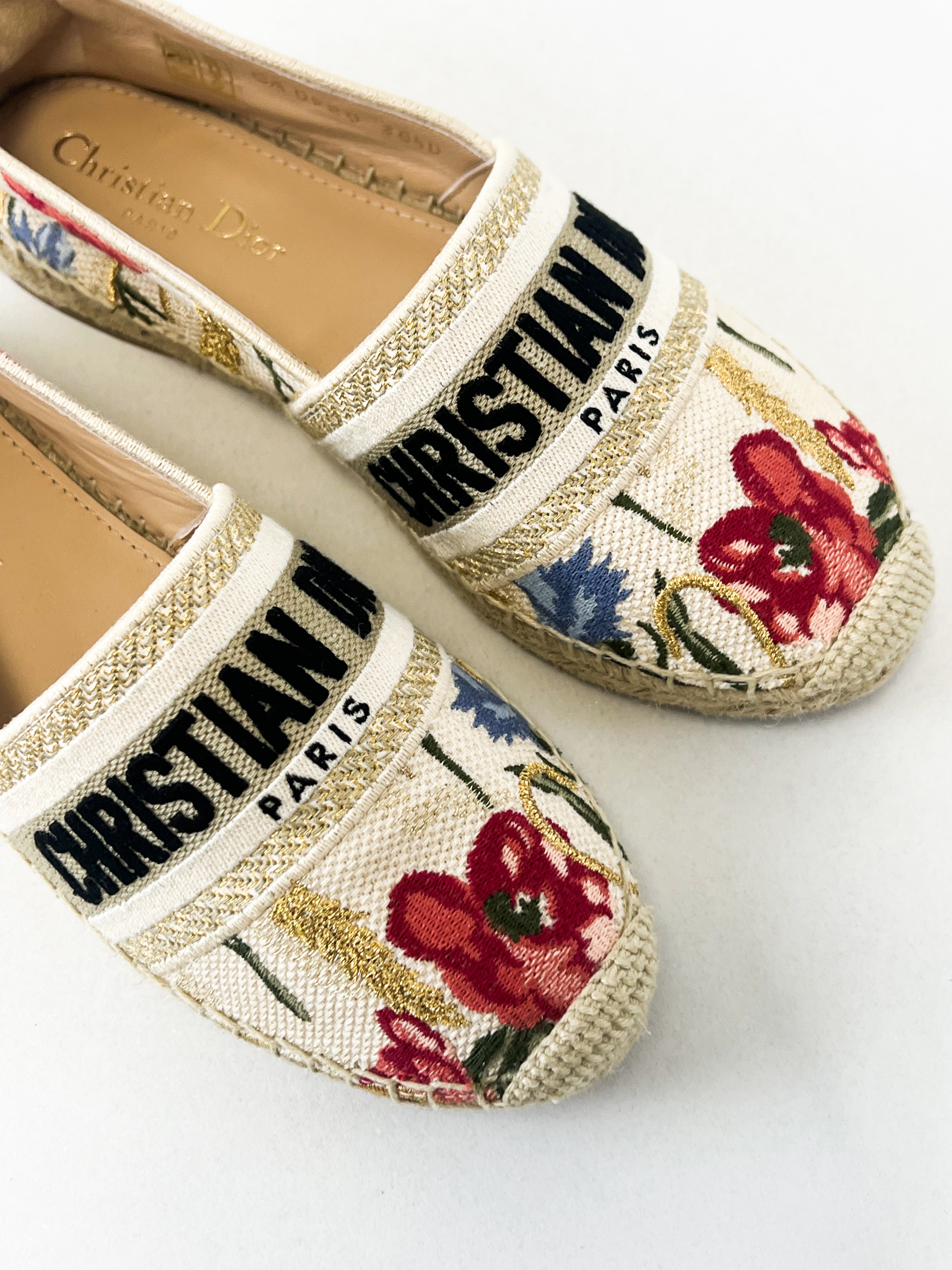 Christian Dior Espadrilles Size 36.5