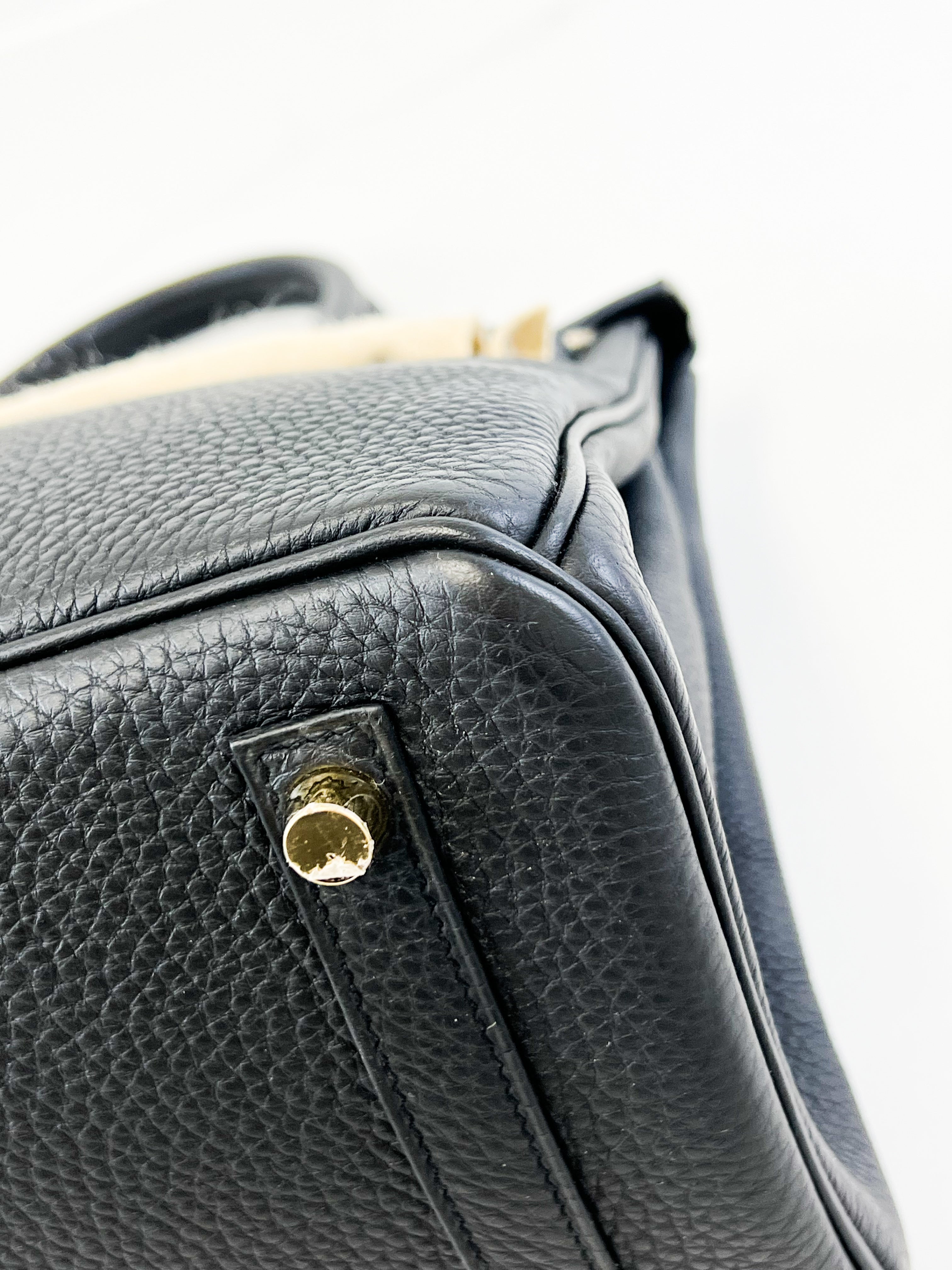 Hermes Togo Noir Birkin 30 with GHW