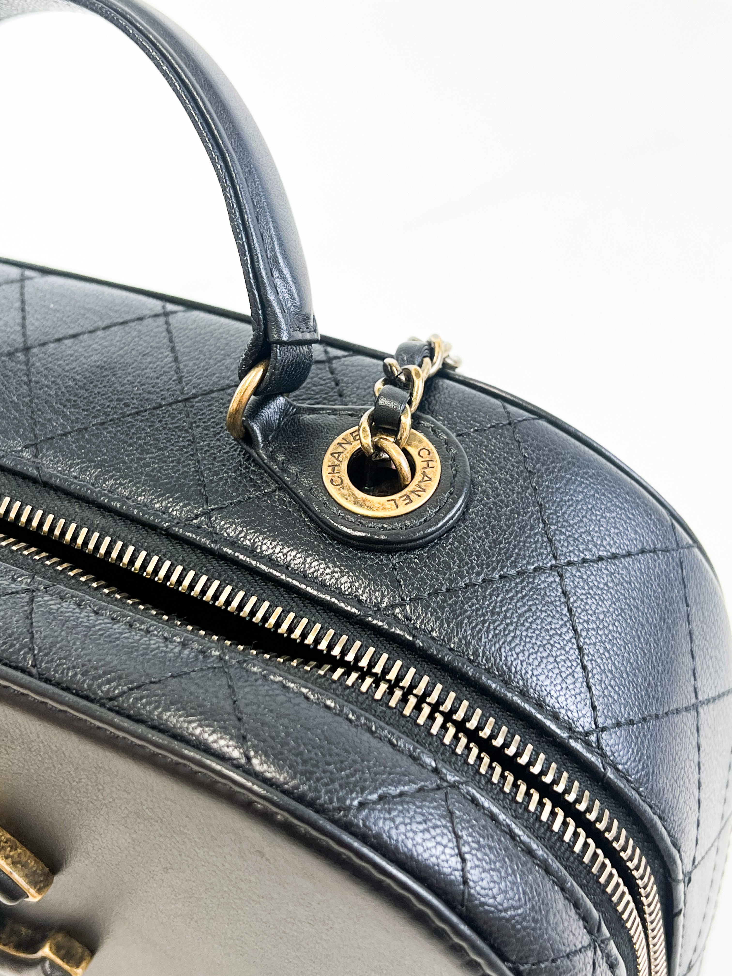 Chanel Black Small Vanity