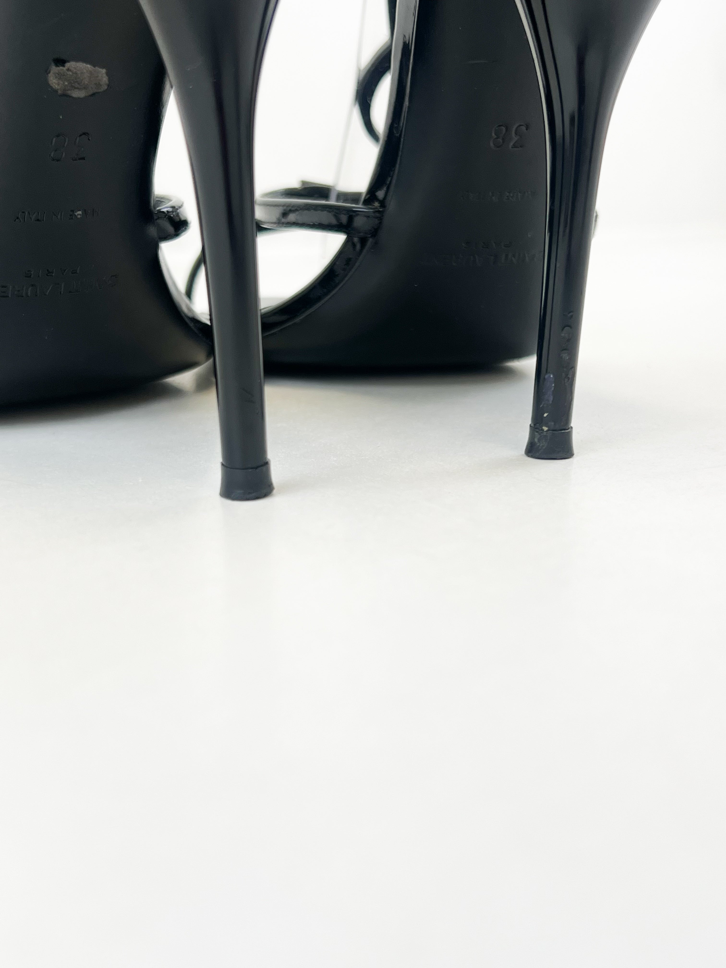 Saint Laurent Cassandra Sandal Size 38