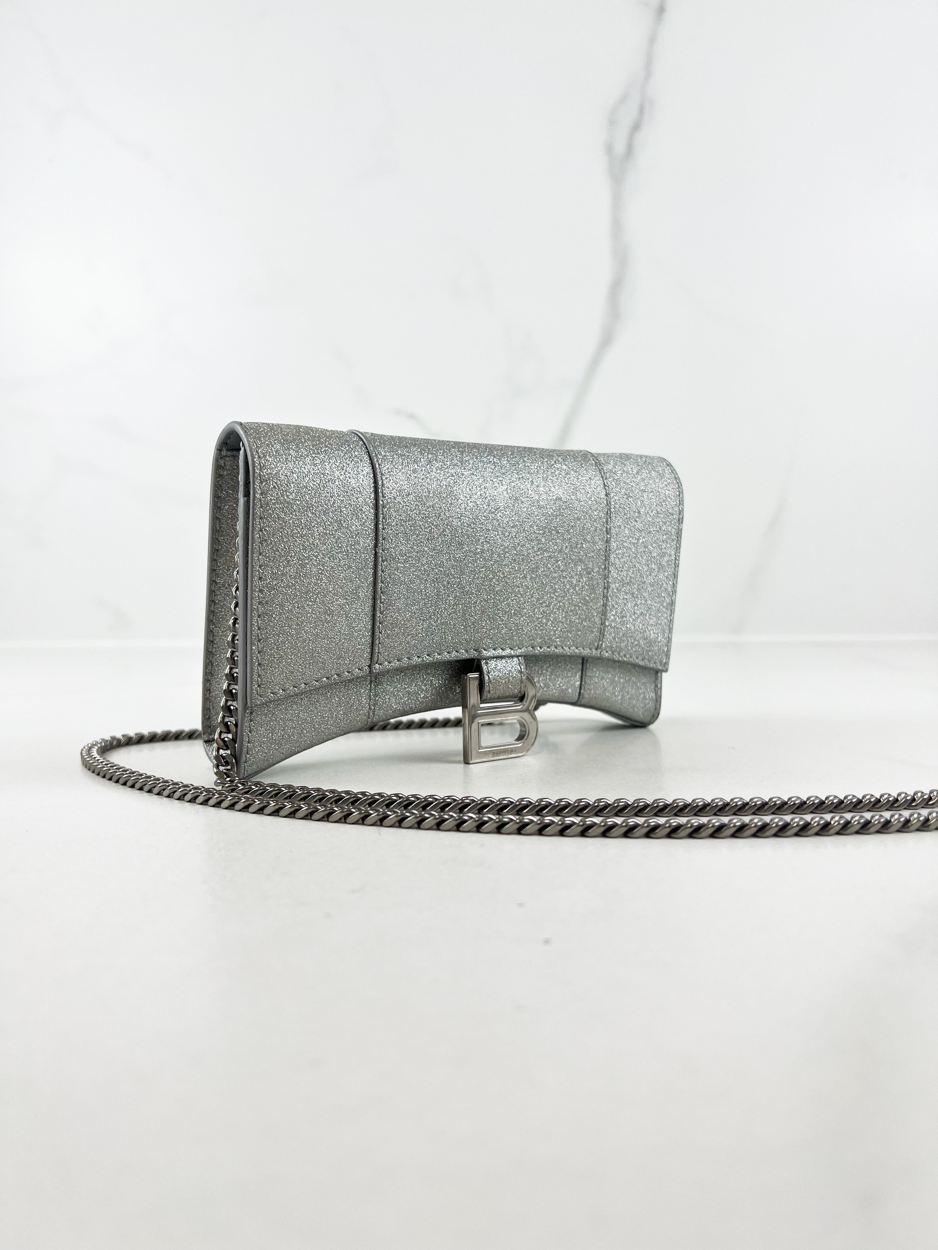 Balenciaga Hourglass Wallet on Chain