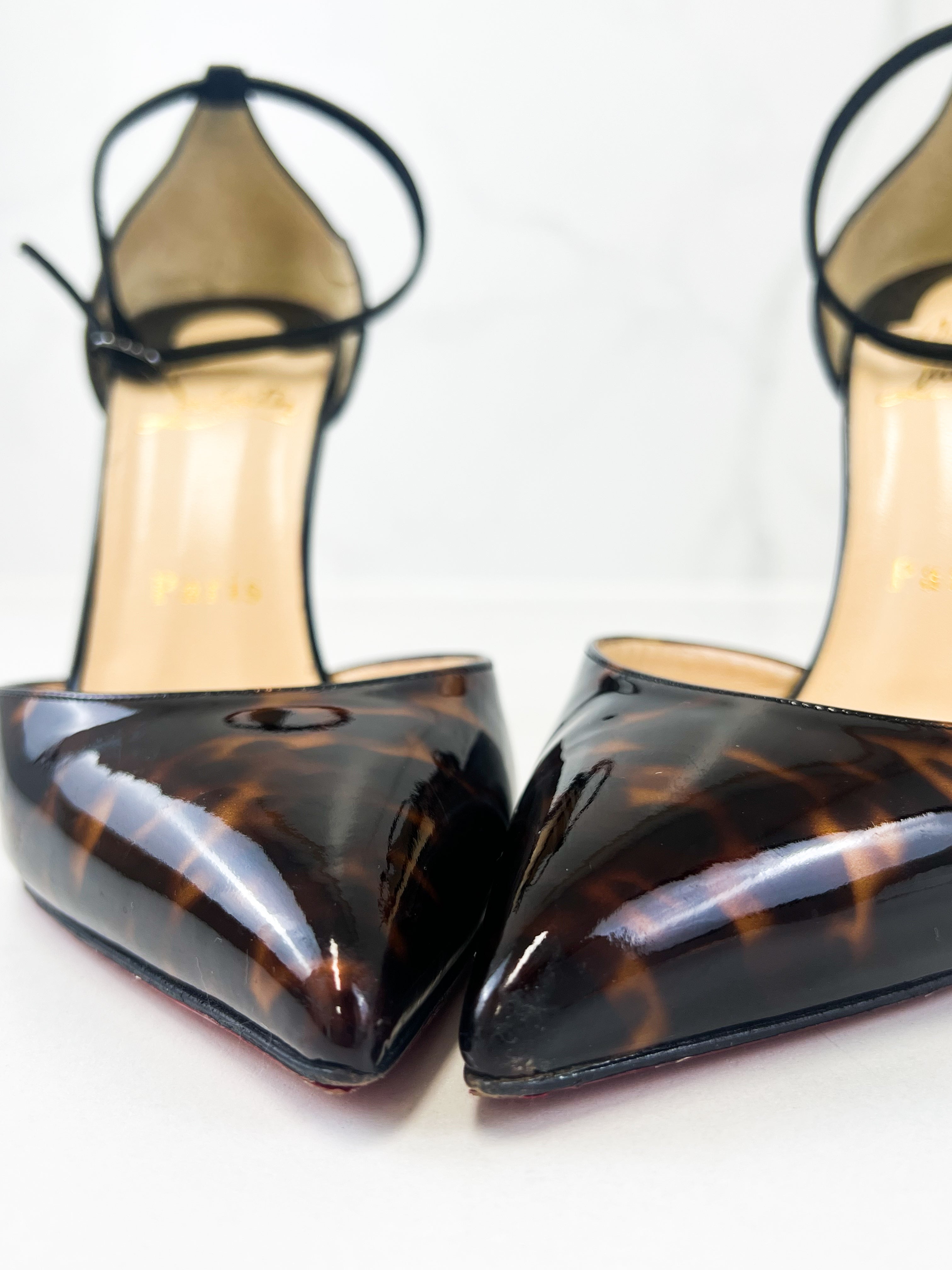Christian Louboutin 100 Uptown Leopard Size 37