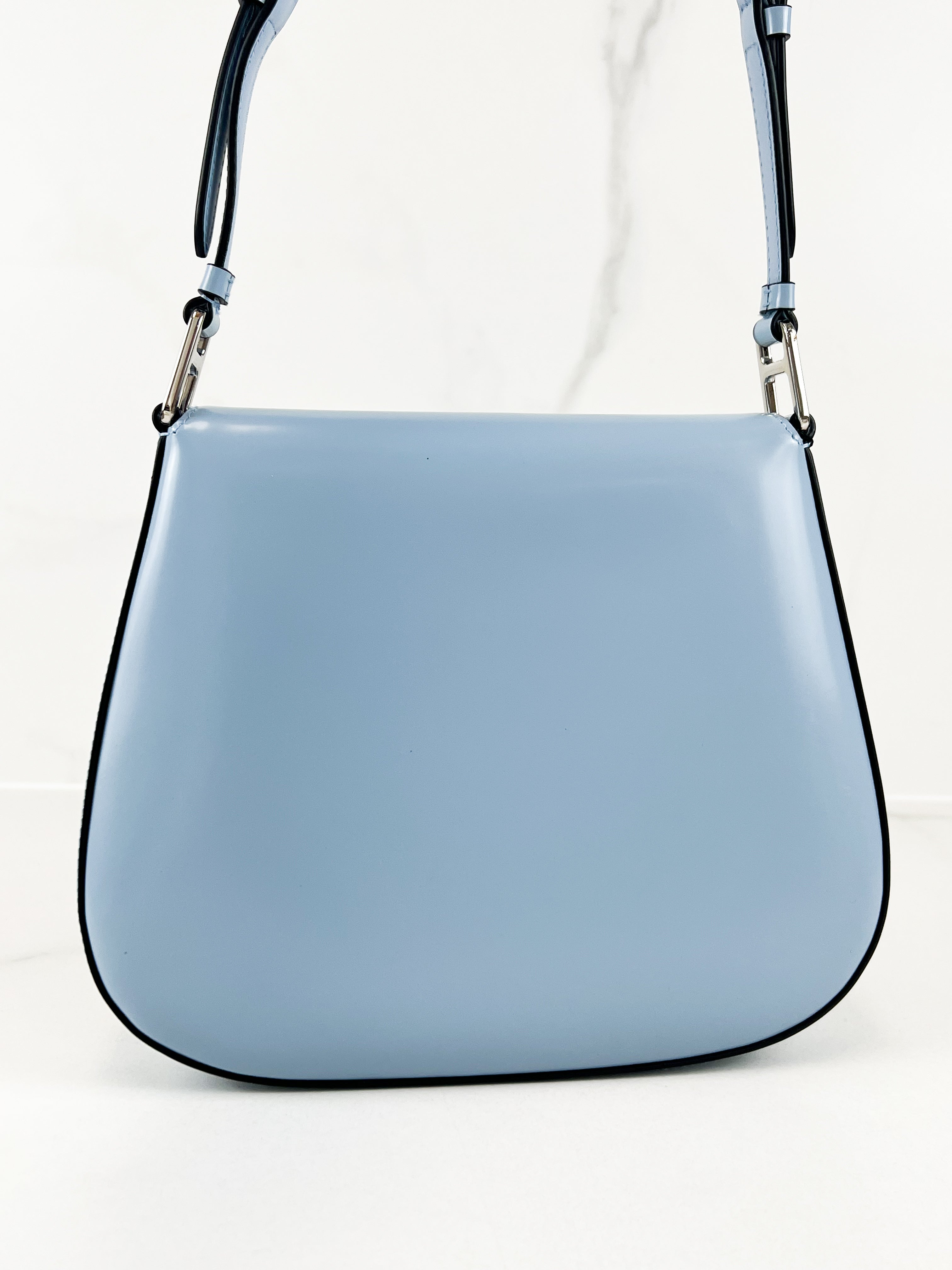 Prada Blue Small Cleo Shoulder Bag