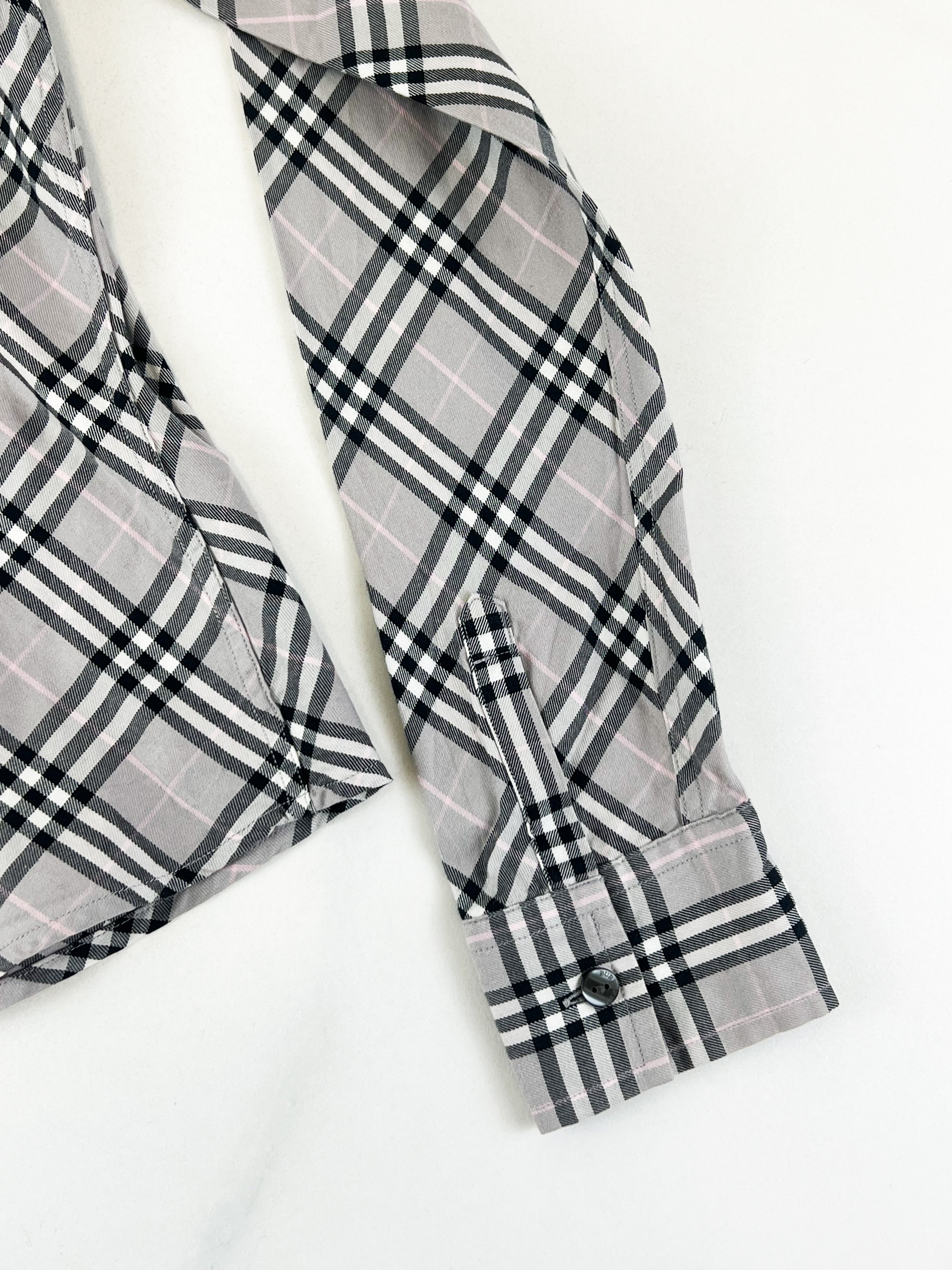 Burberry Check Shirt Womens Size S