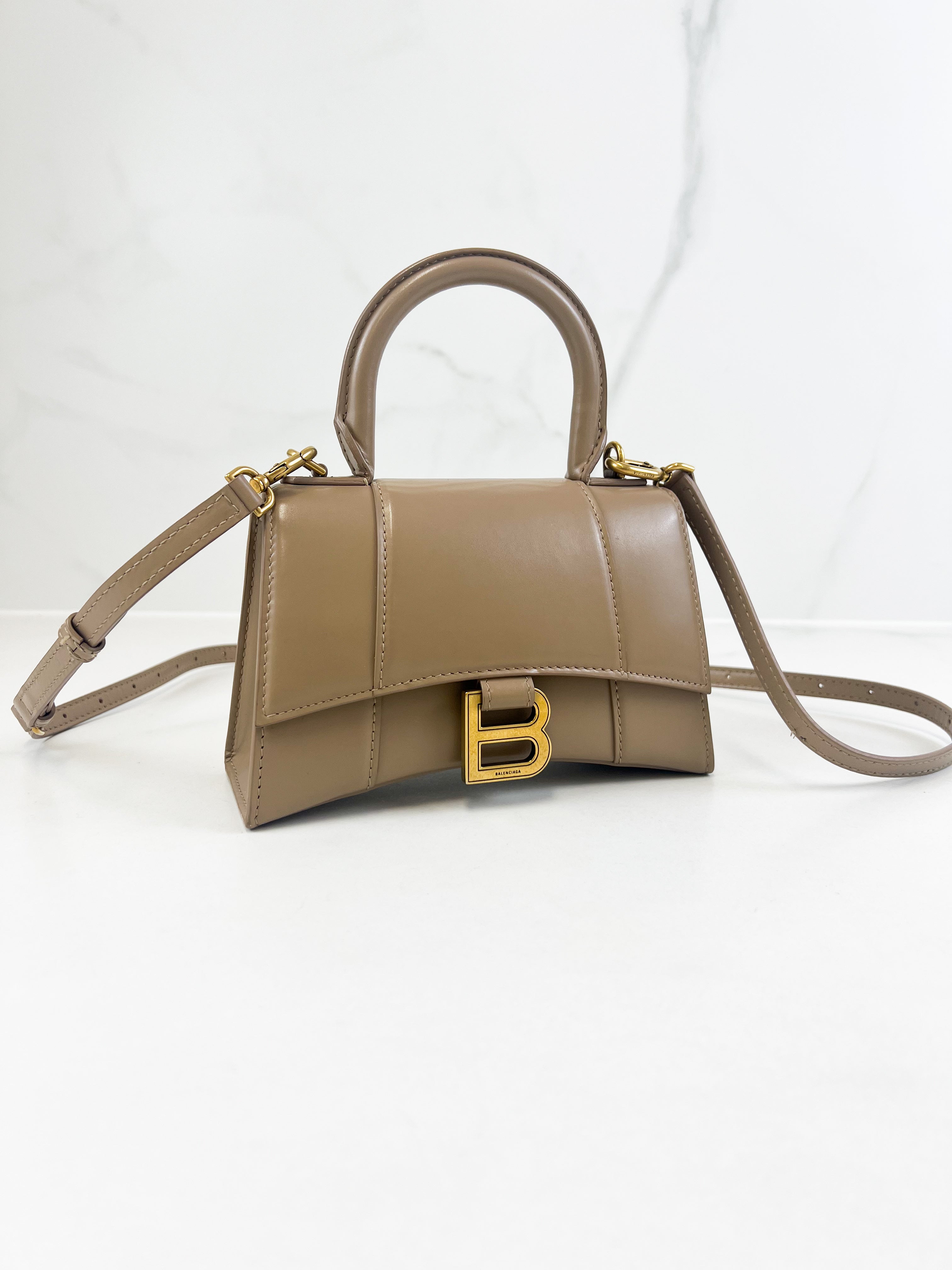 Balenciaga Small Hourglass Beige