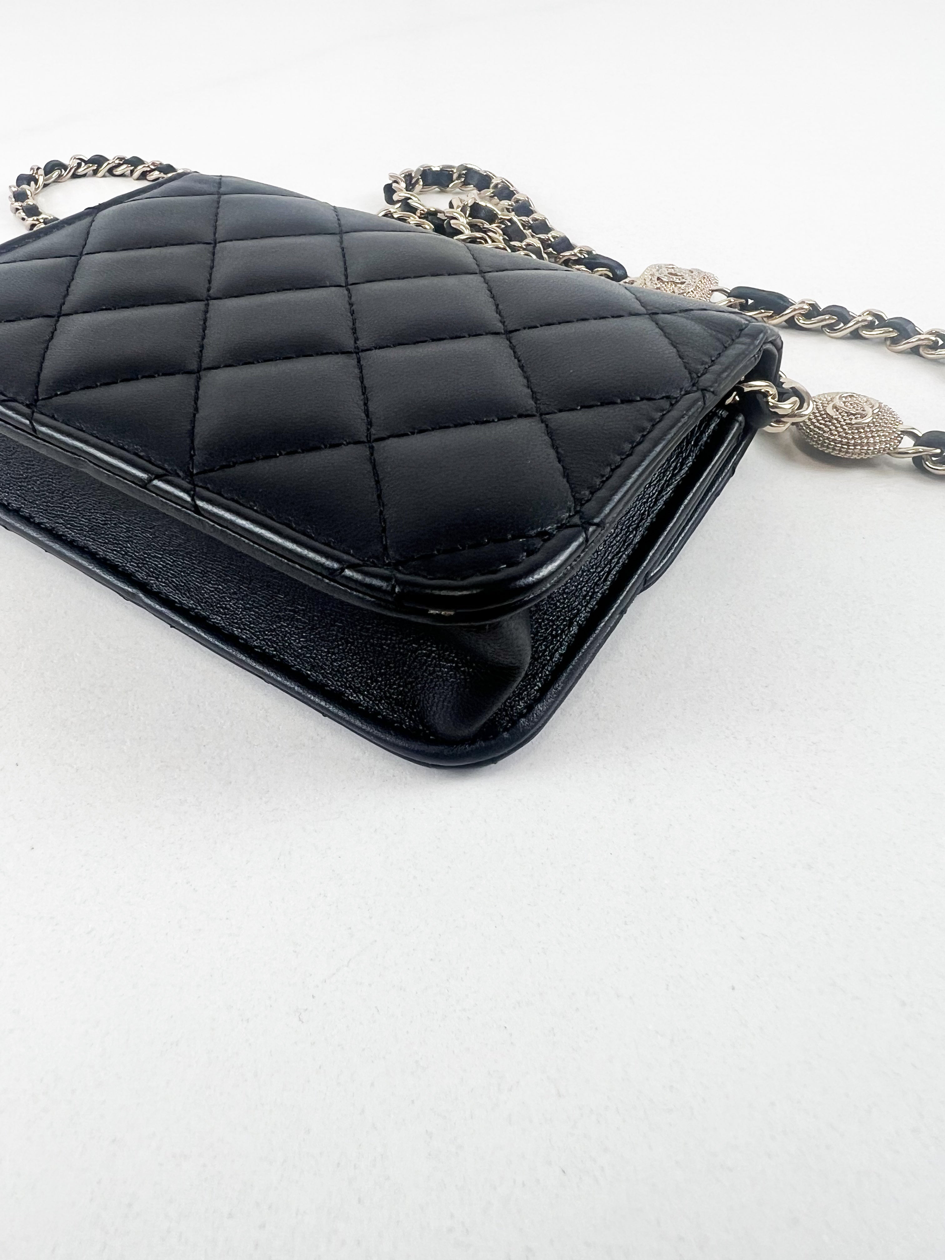 Chanel 19 Flap Coin Purse with Chain