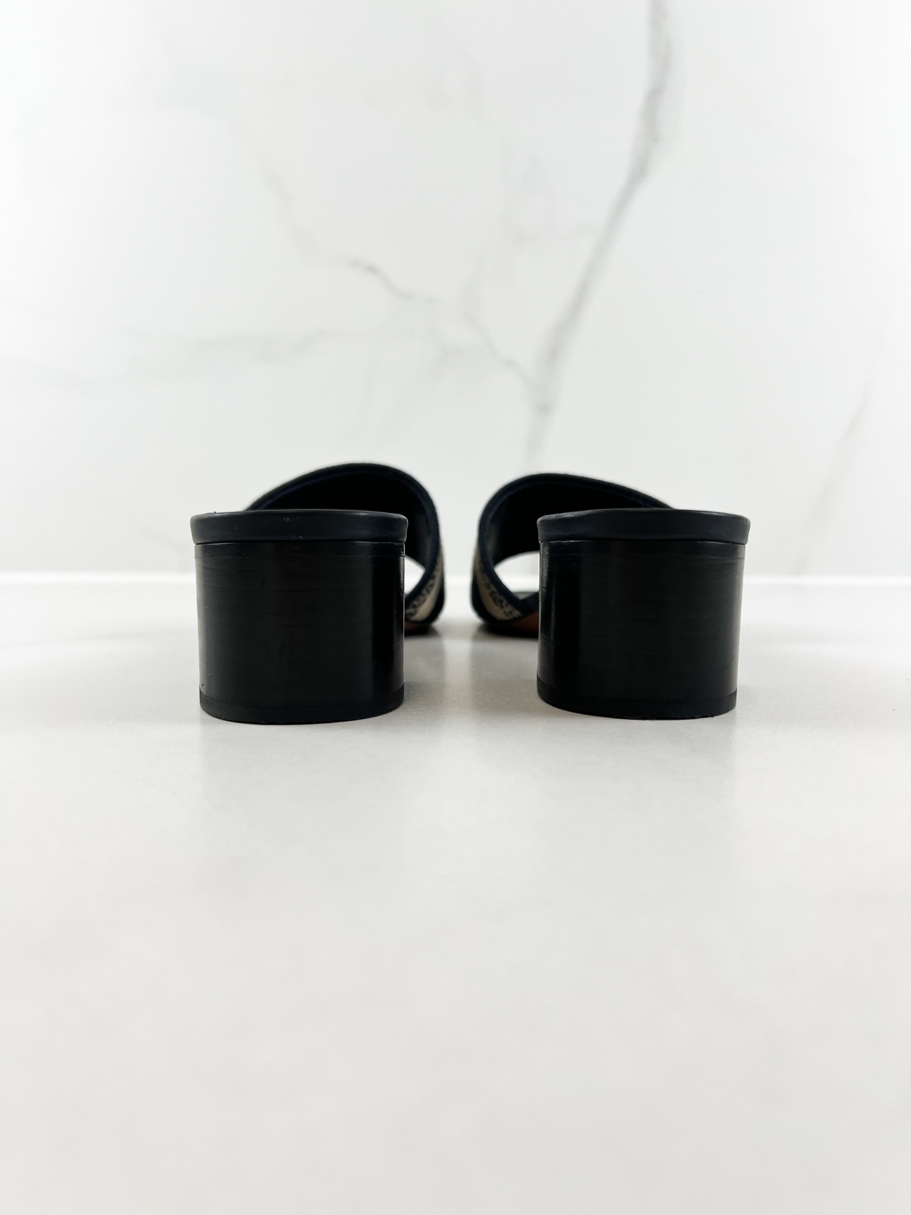 Christian Dior Dway Mule Slides Size 38