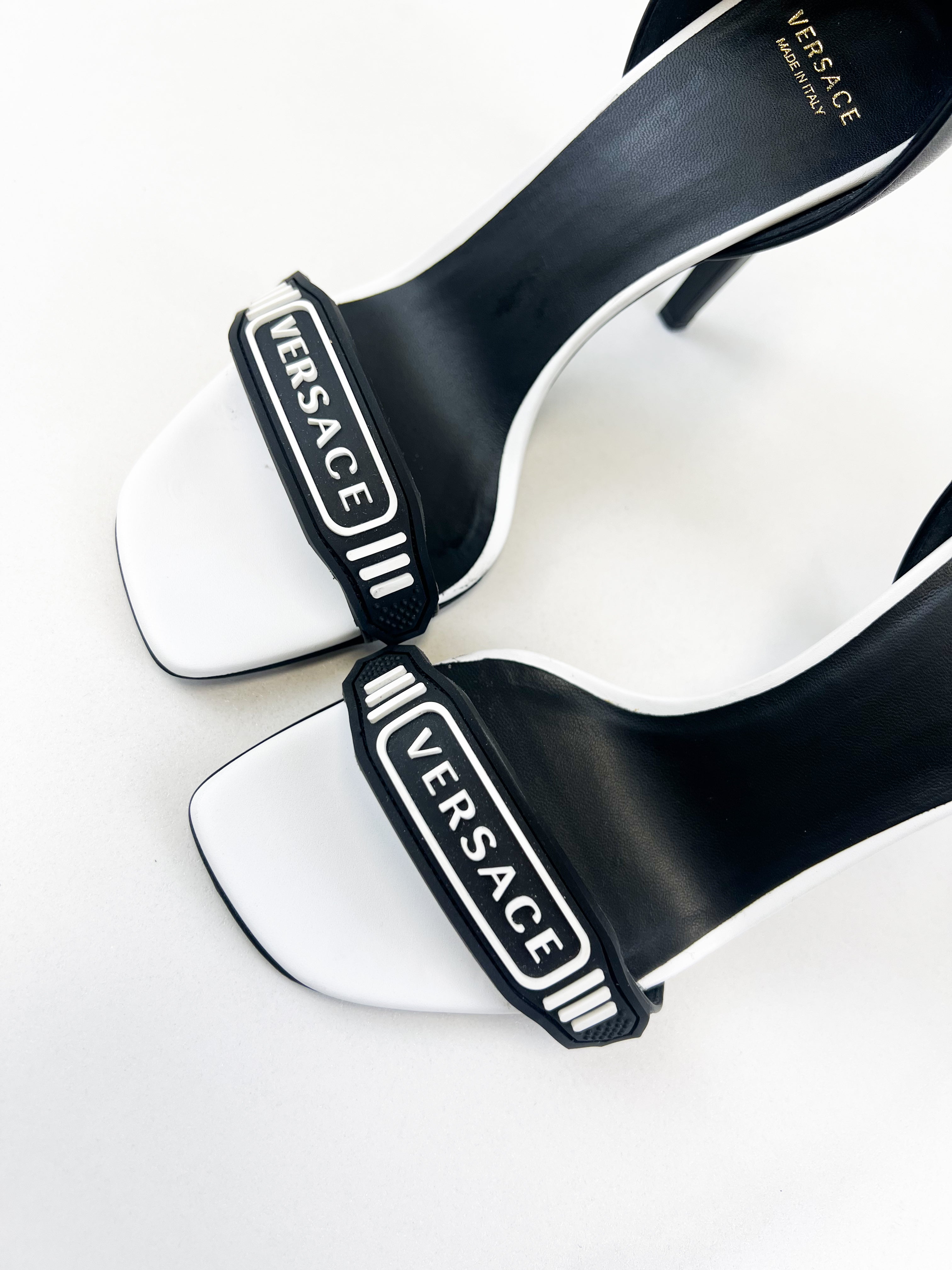 Versace Logo Strap Sandal Size 36