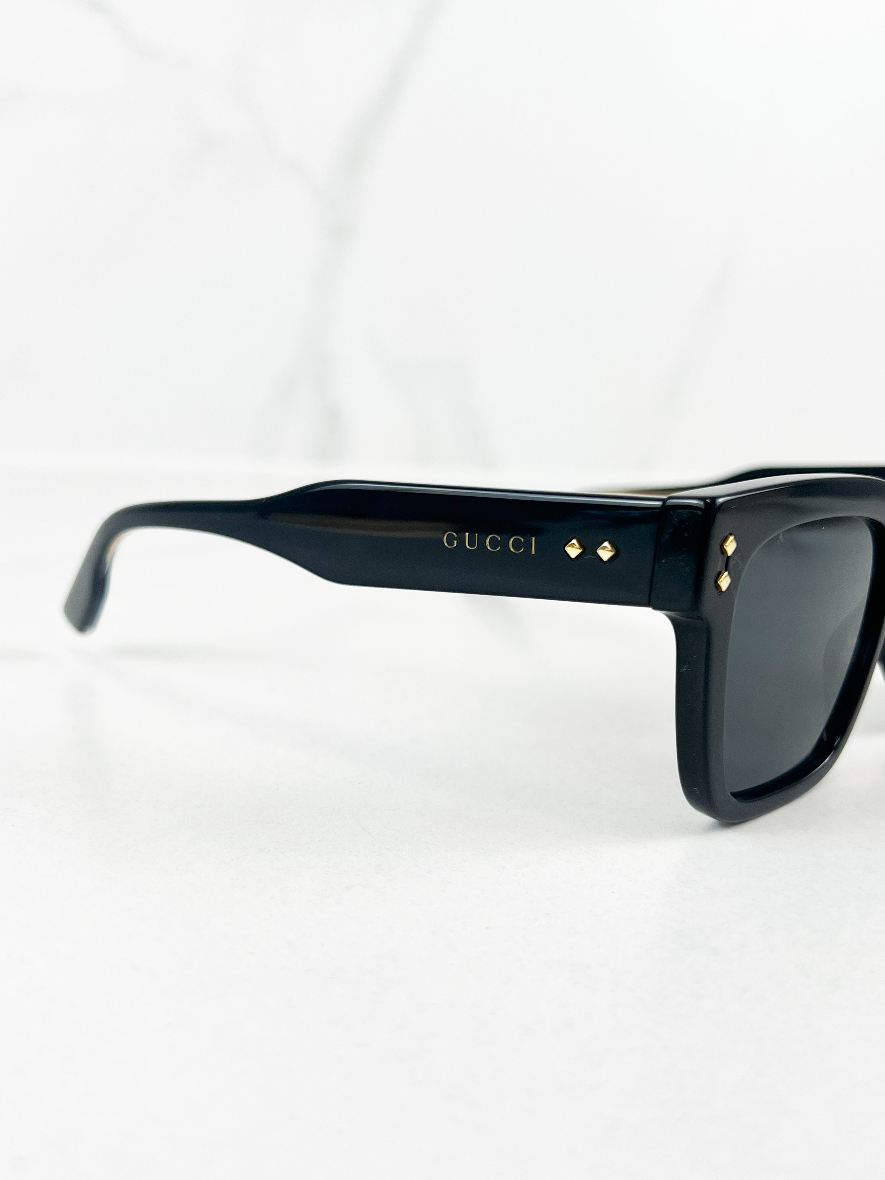 Gucci GG Logo Black Sunglasses