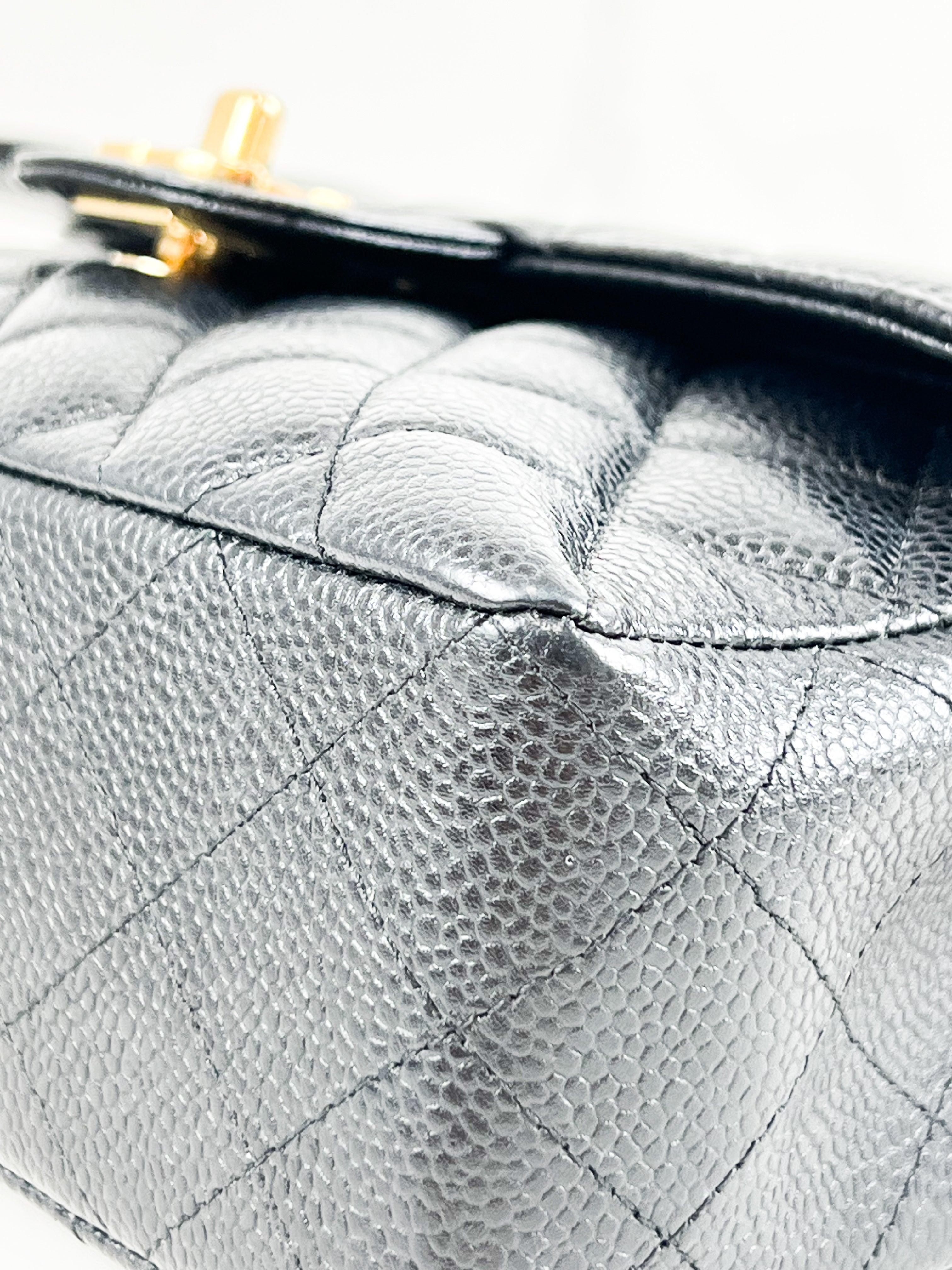 Chanel Small Classic Double Flap Caviar GHW Shoulder Bag