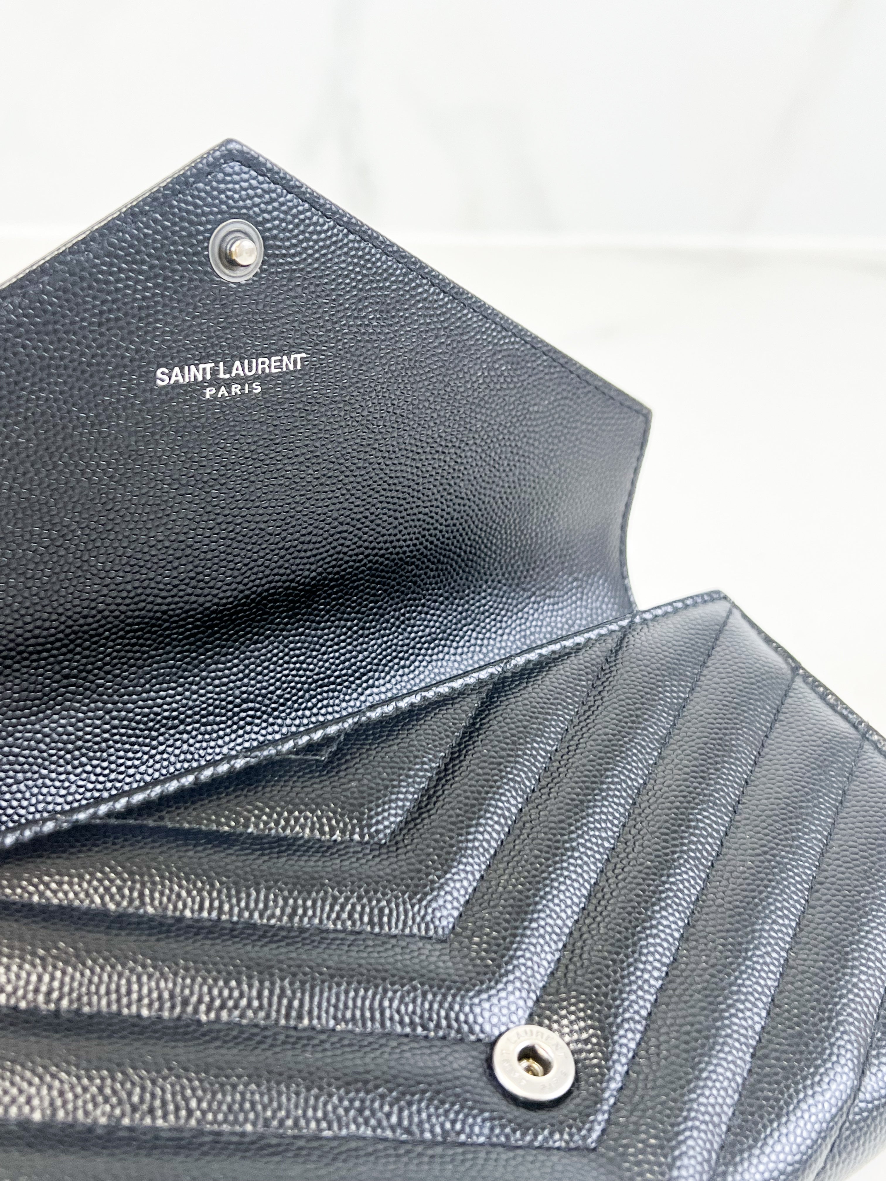 Saint Laurent Cassandre Matelasse Large Wallet