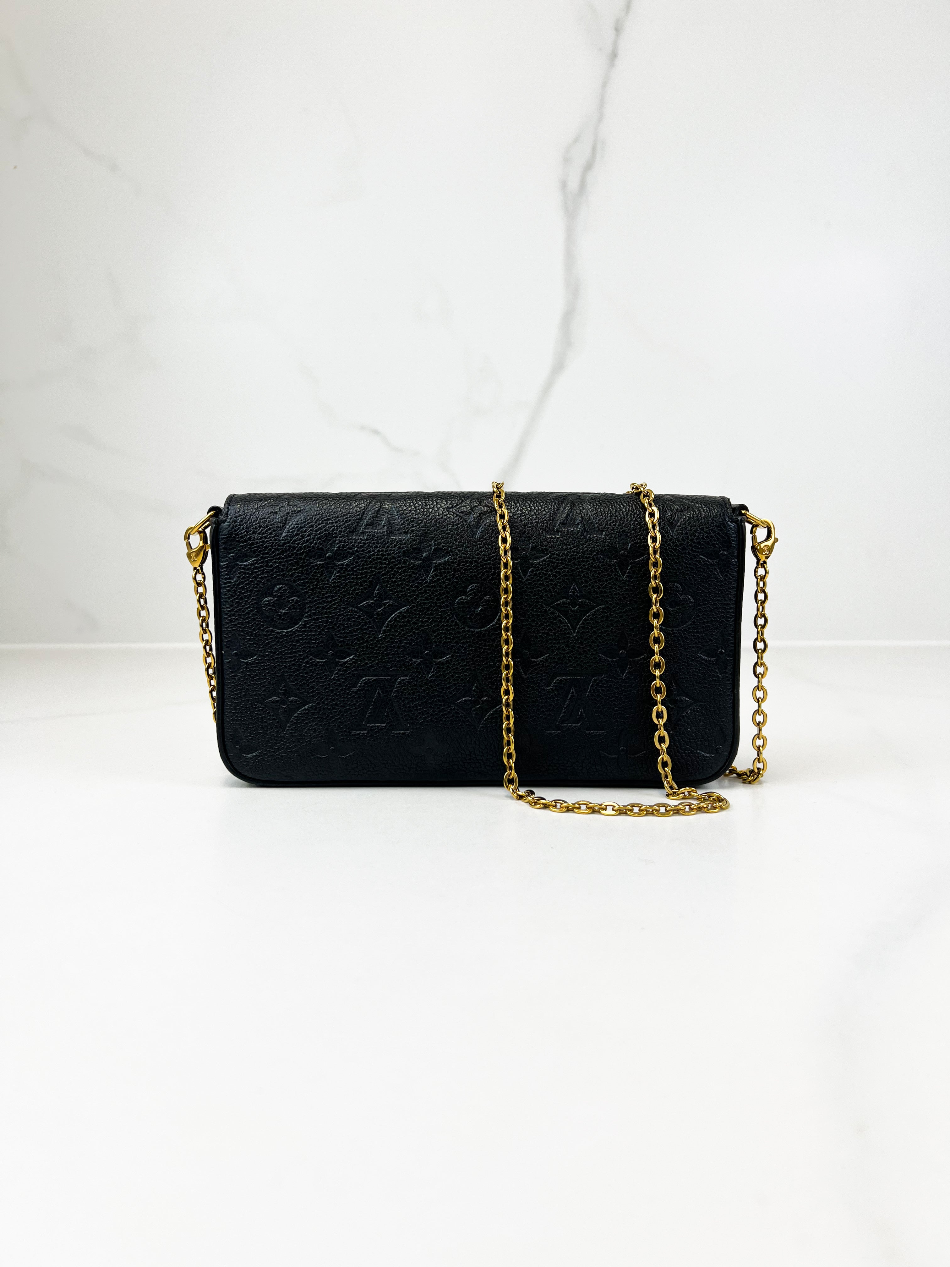 Louis Vuitton Felicie Pochette Monogram Empriente Leather