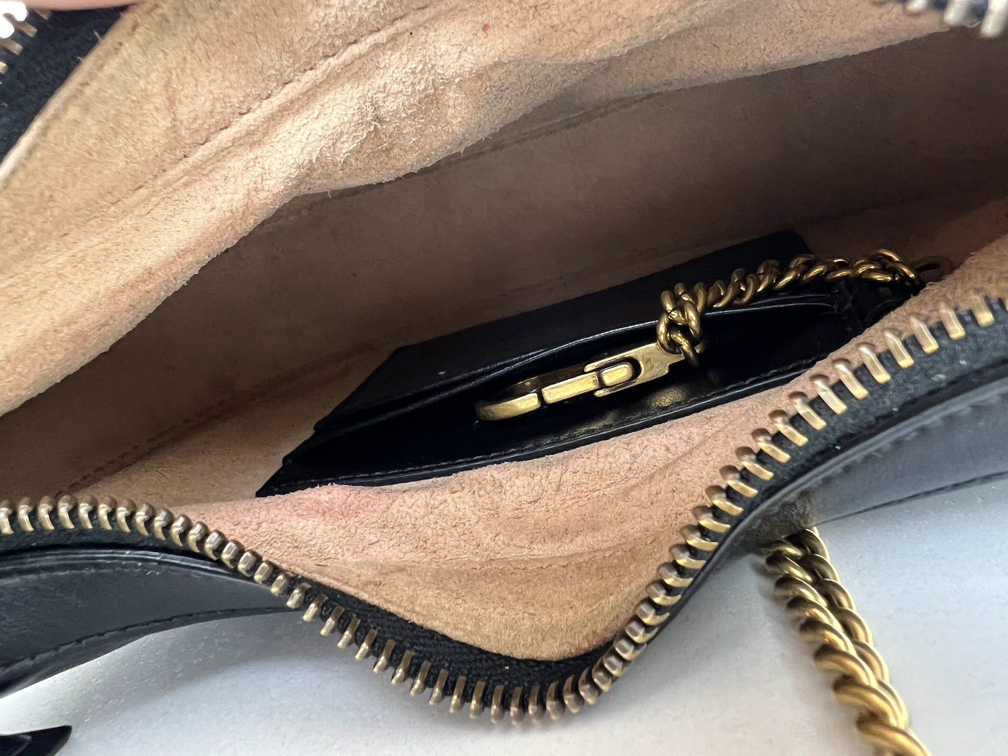 Gucci Half Moon Mini GG Marmont Bag