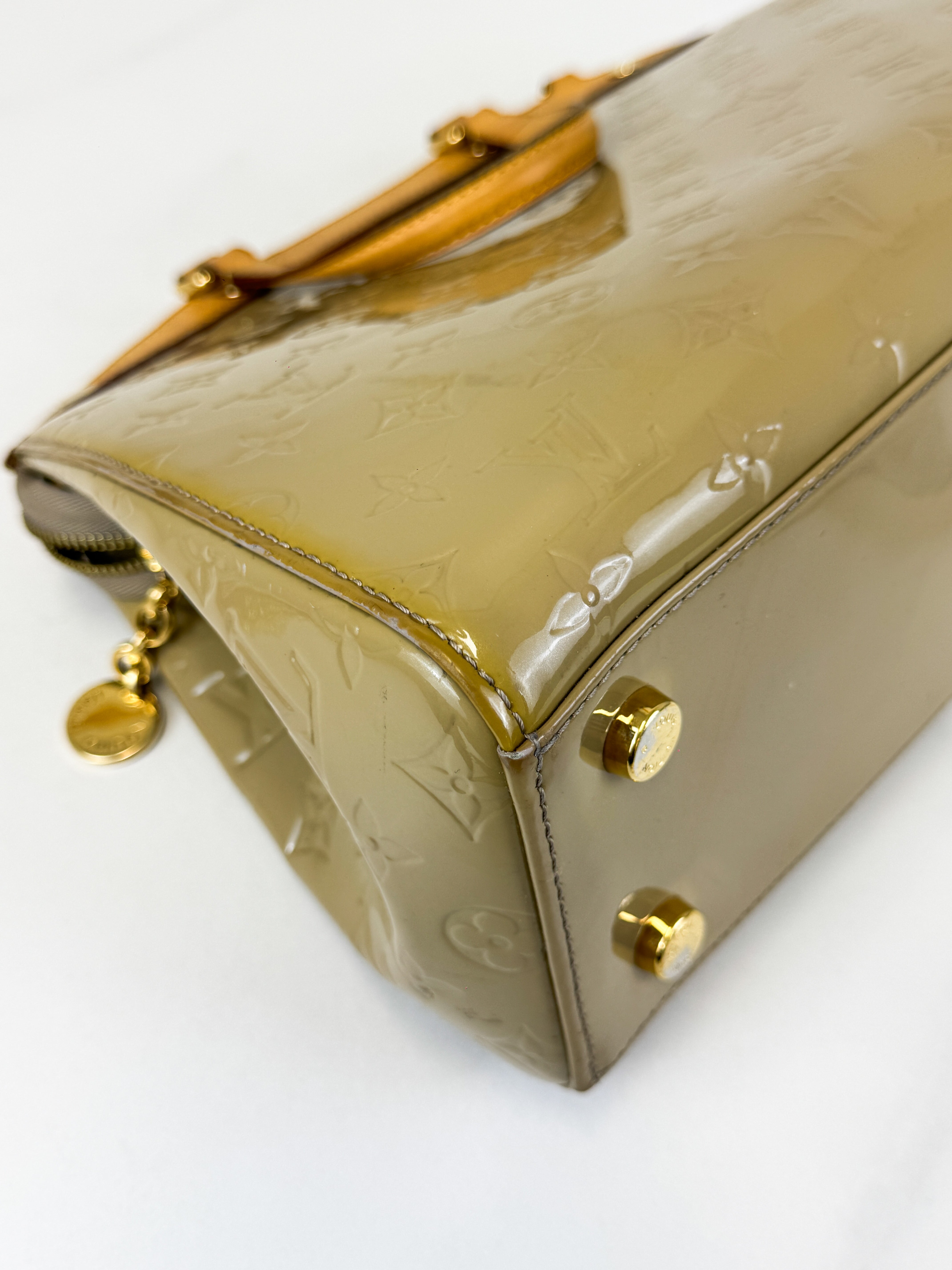 Louis Vuitton Patent Vernis Monogram Brea Bag