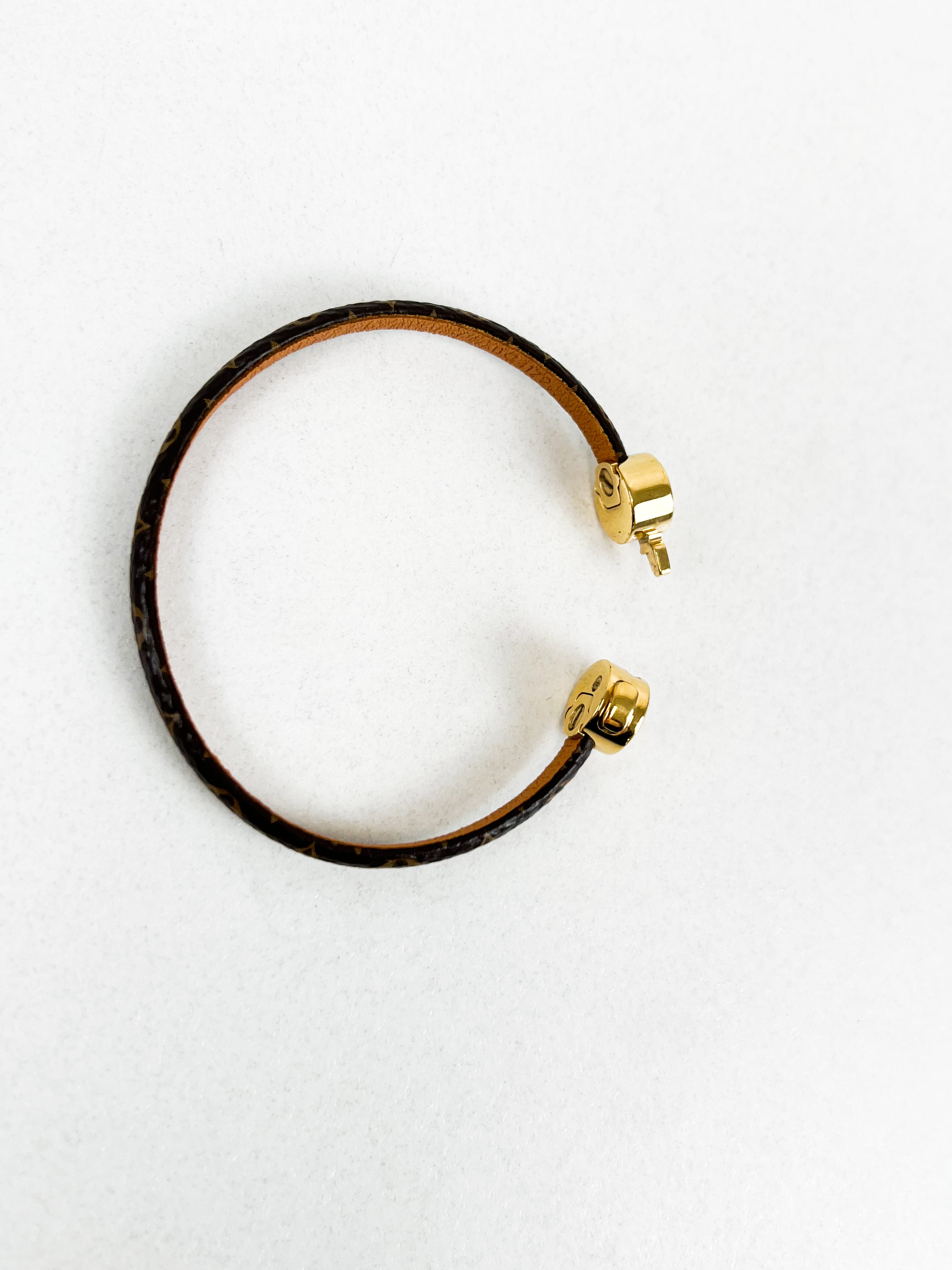 Louis Vuitton Monogram Leather Bracelet
