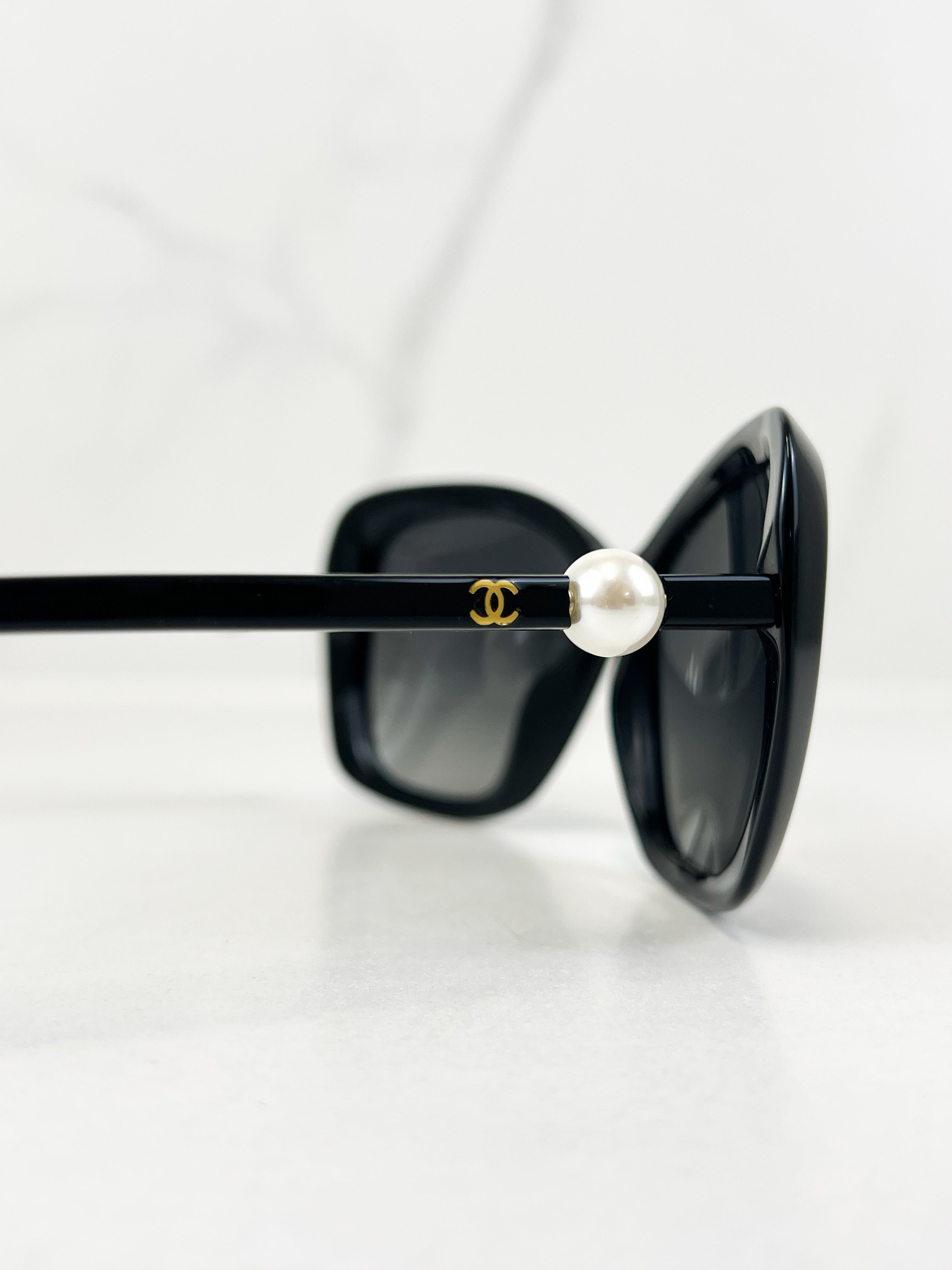 Chanel CC Pearl Sunglasses