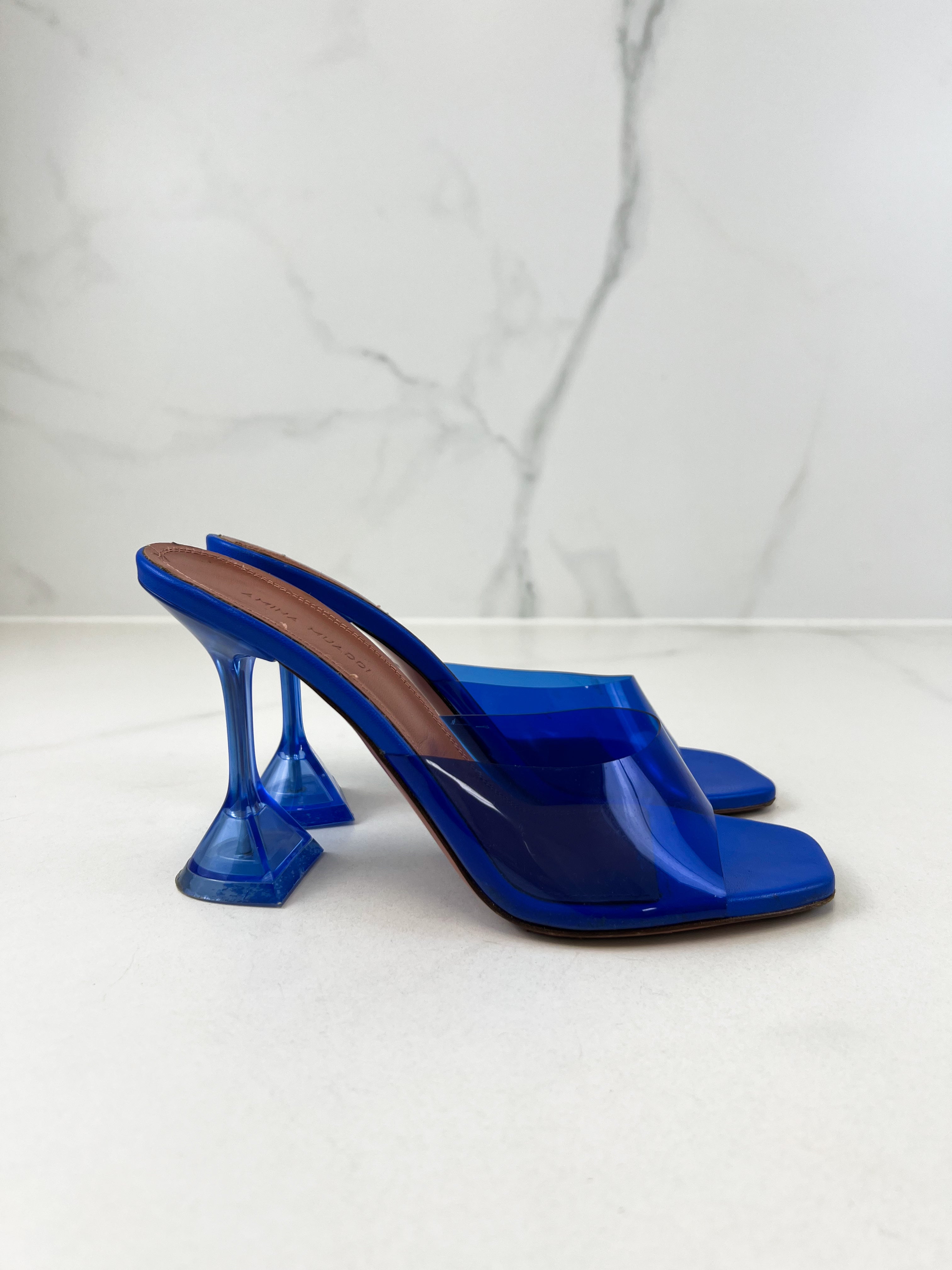 Amina Muaddi Lupita PVC 95mm Size 37.5