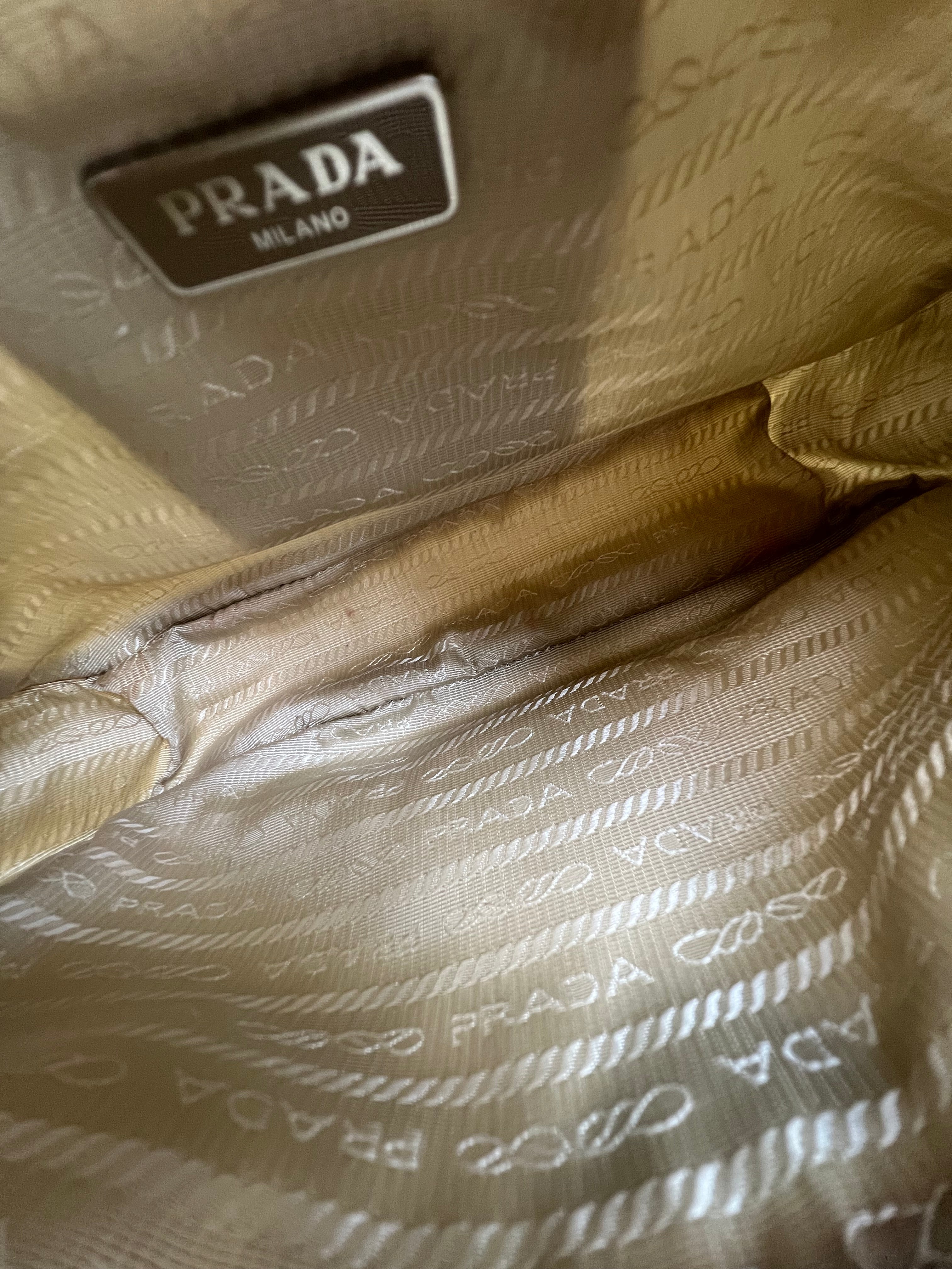 Prada Nylon Re-Edition 2005 in Beige