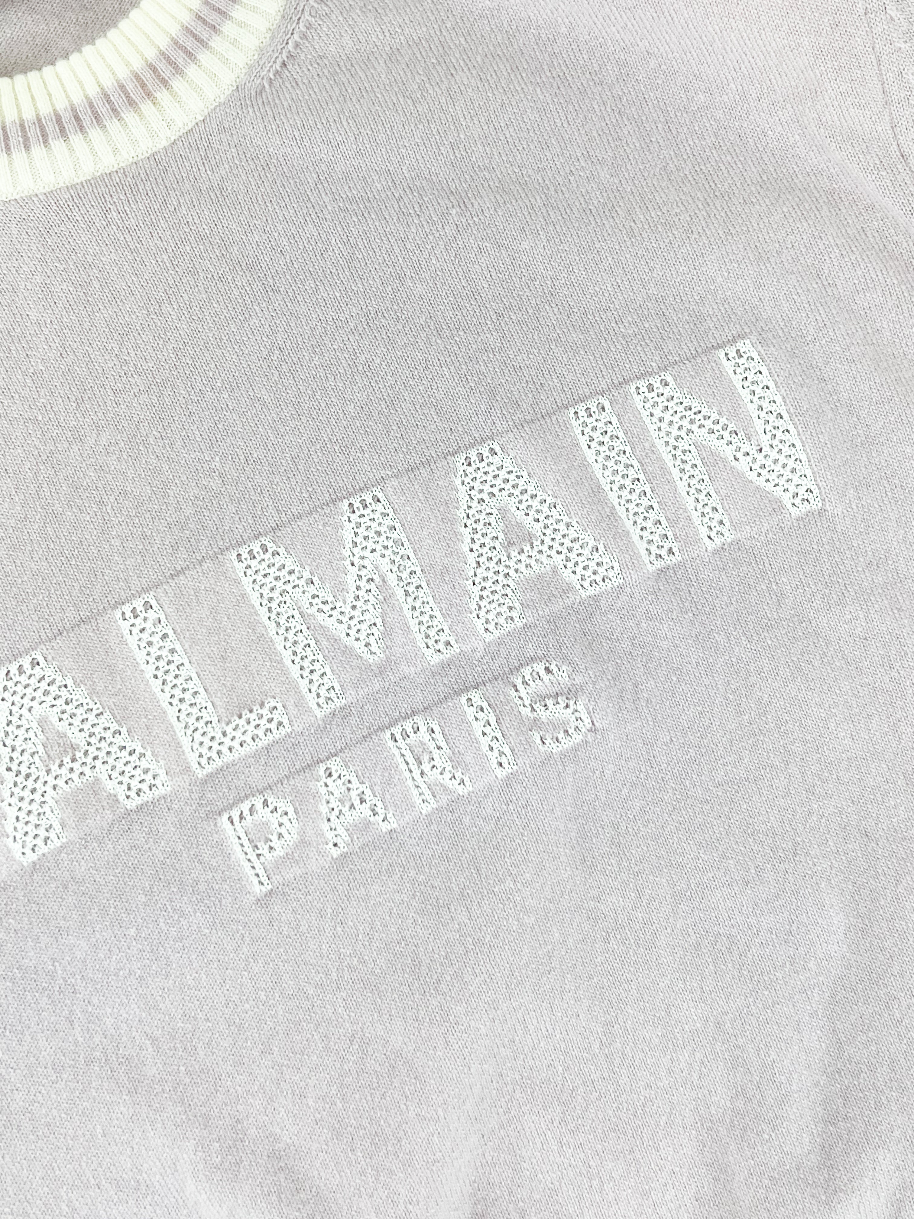 Balmain Long Sleeve Knit Size 38