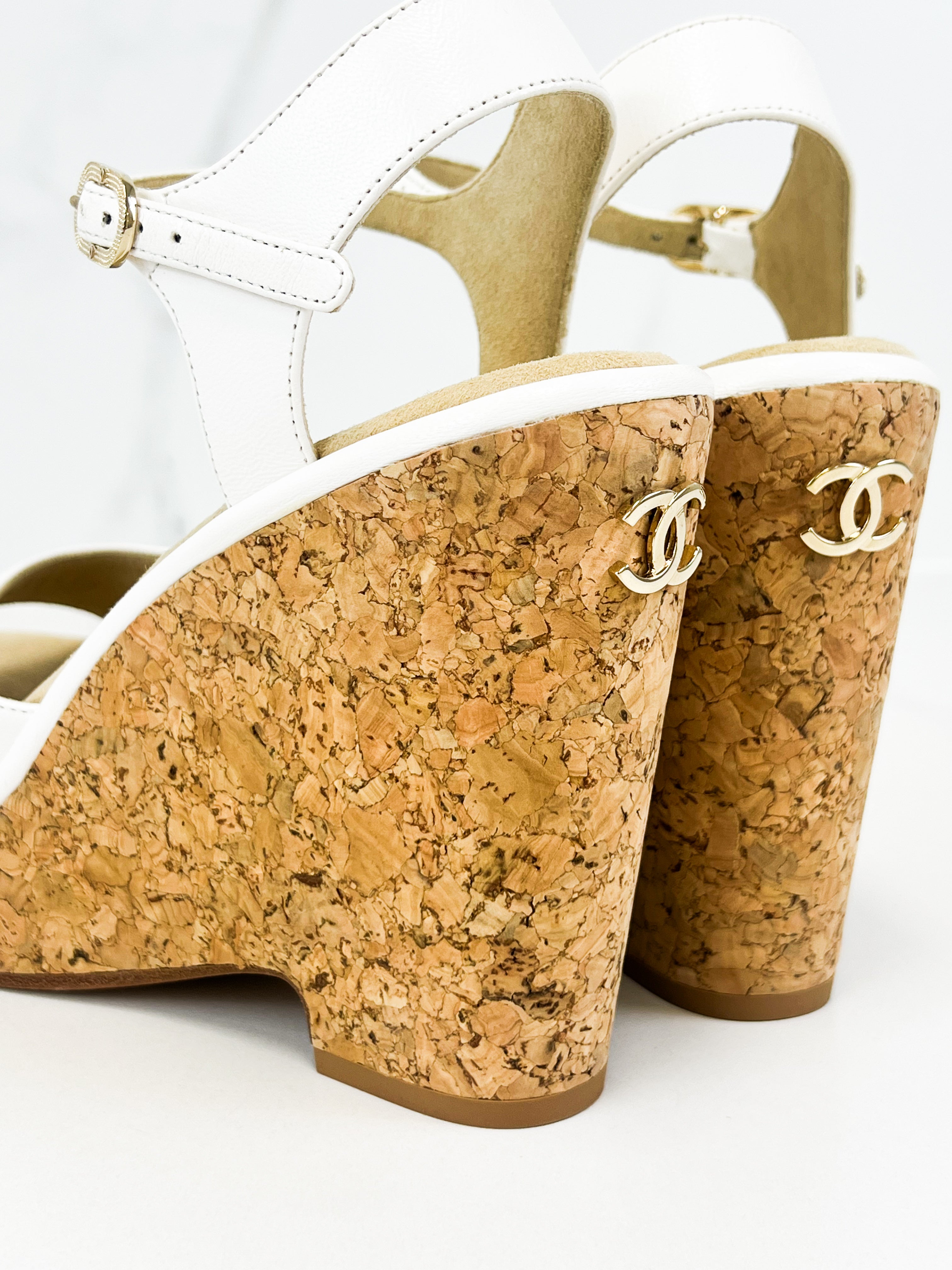 Chanel Wedges Size 38.5