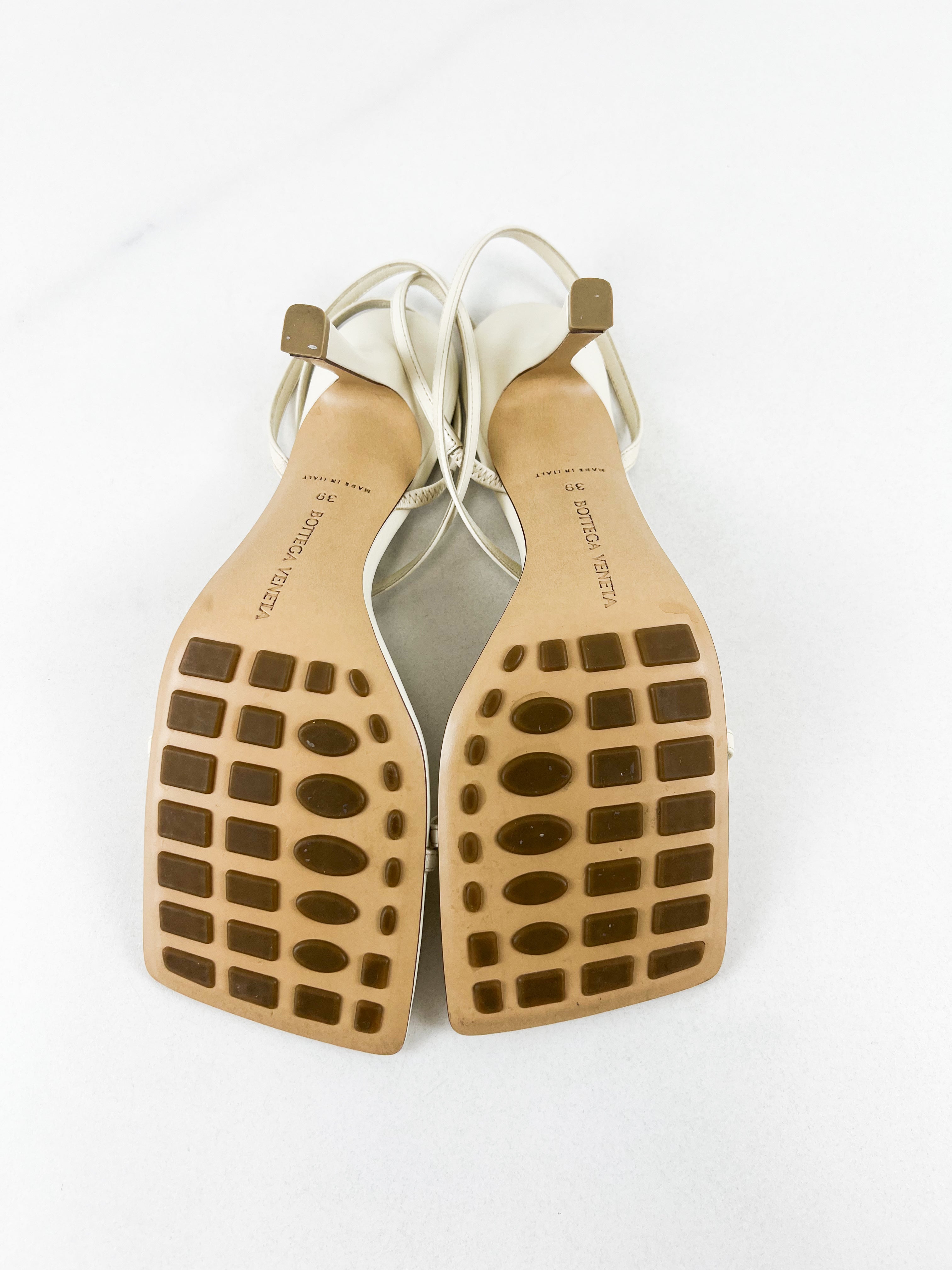 Bottega Veneta Stretch Sandal Heel Size 39