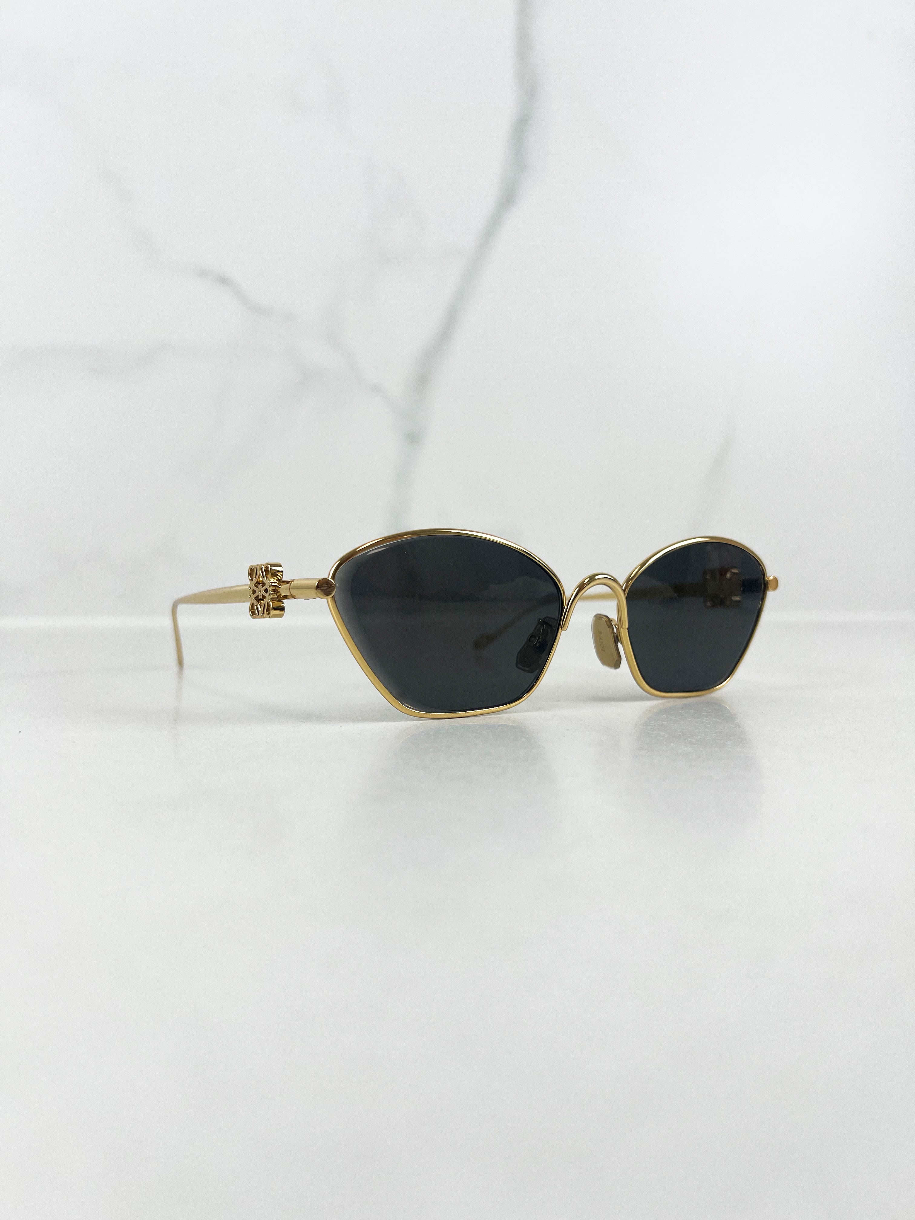 Loewe Anagram Hexagonal Sunglasses