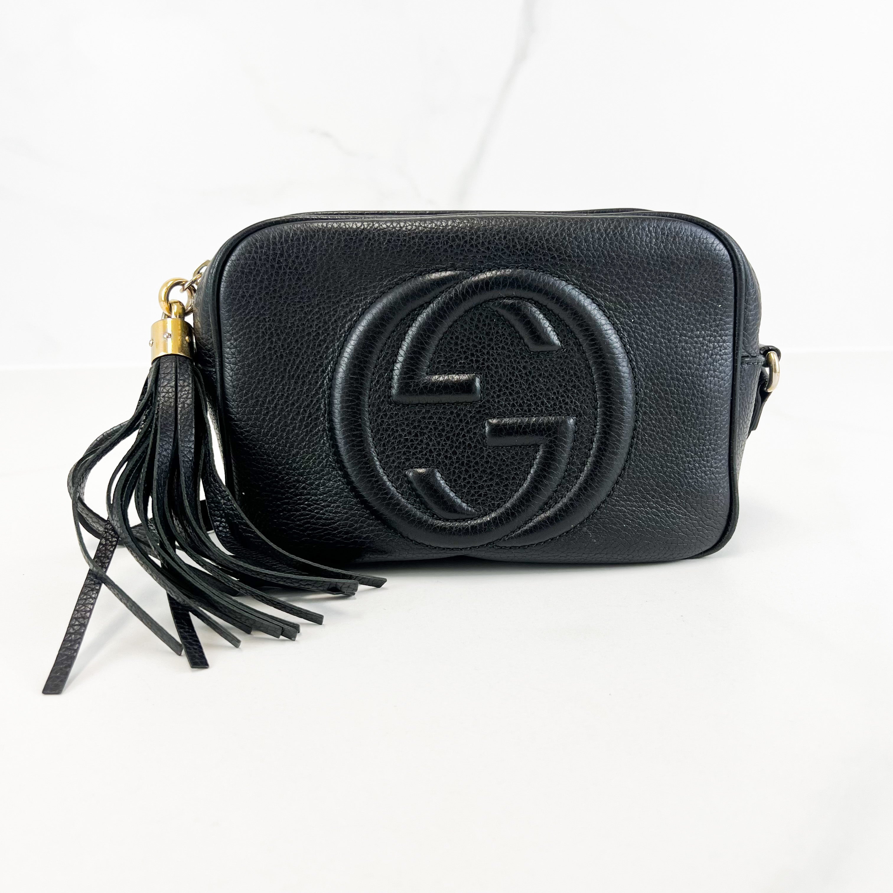 Gucci Soho Crossbody Bag in Black Shopluxe Consignment