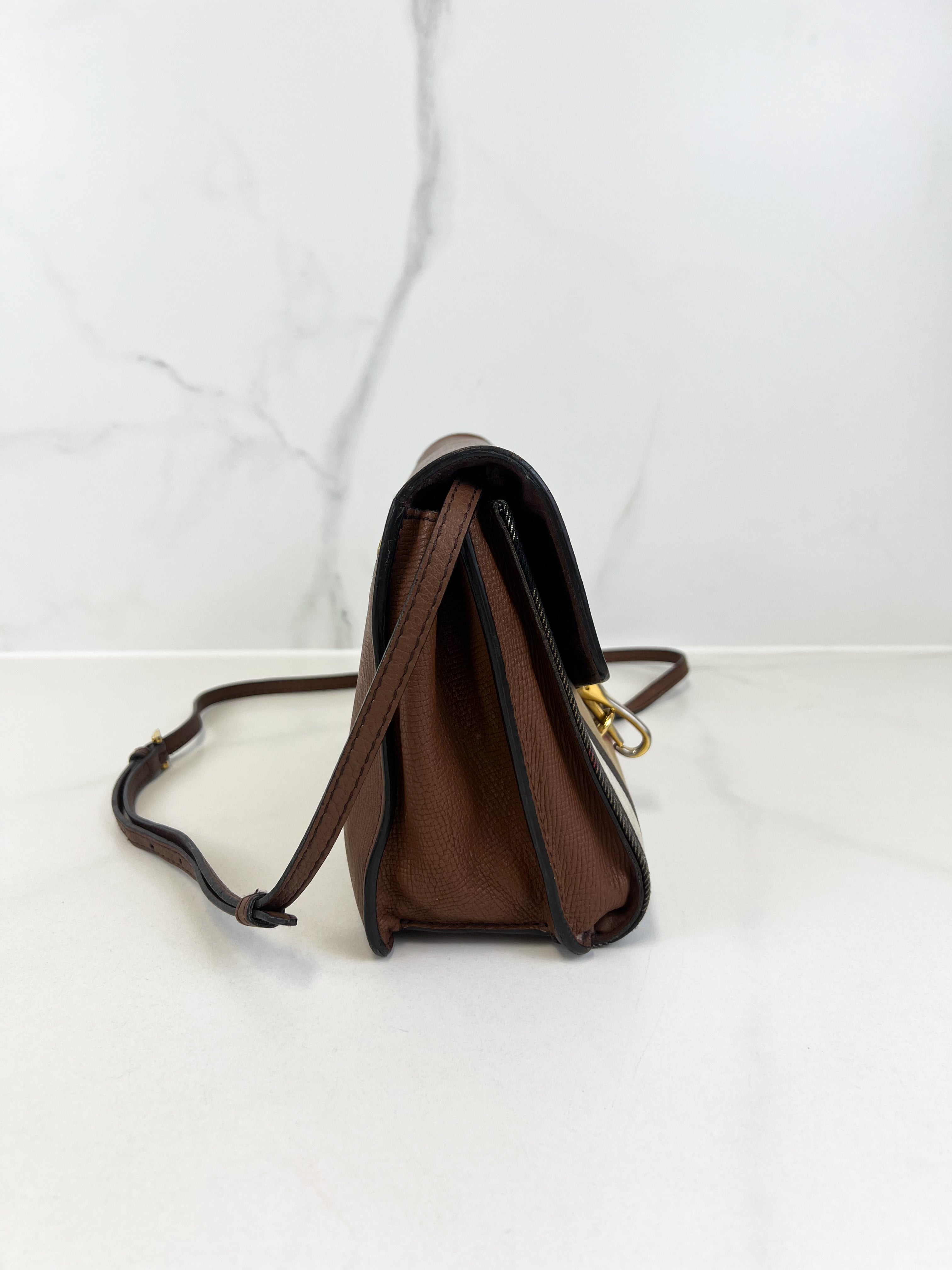 Burberry Macken Small Check Crossbody Bag