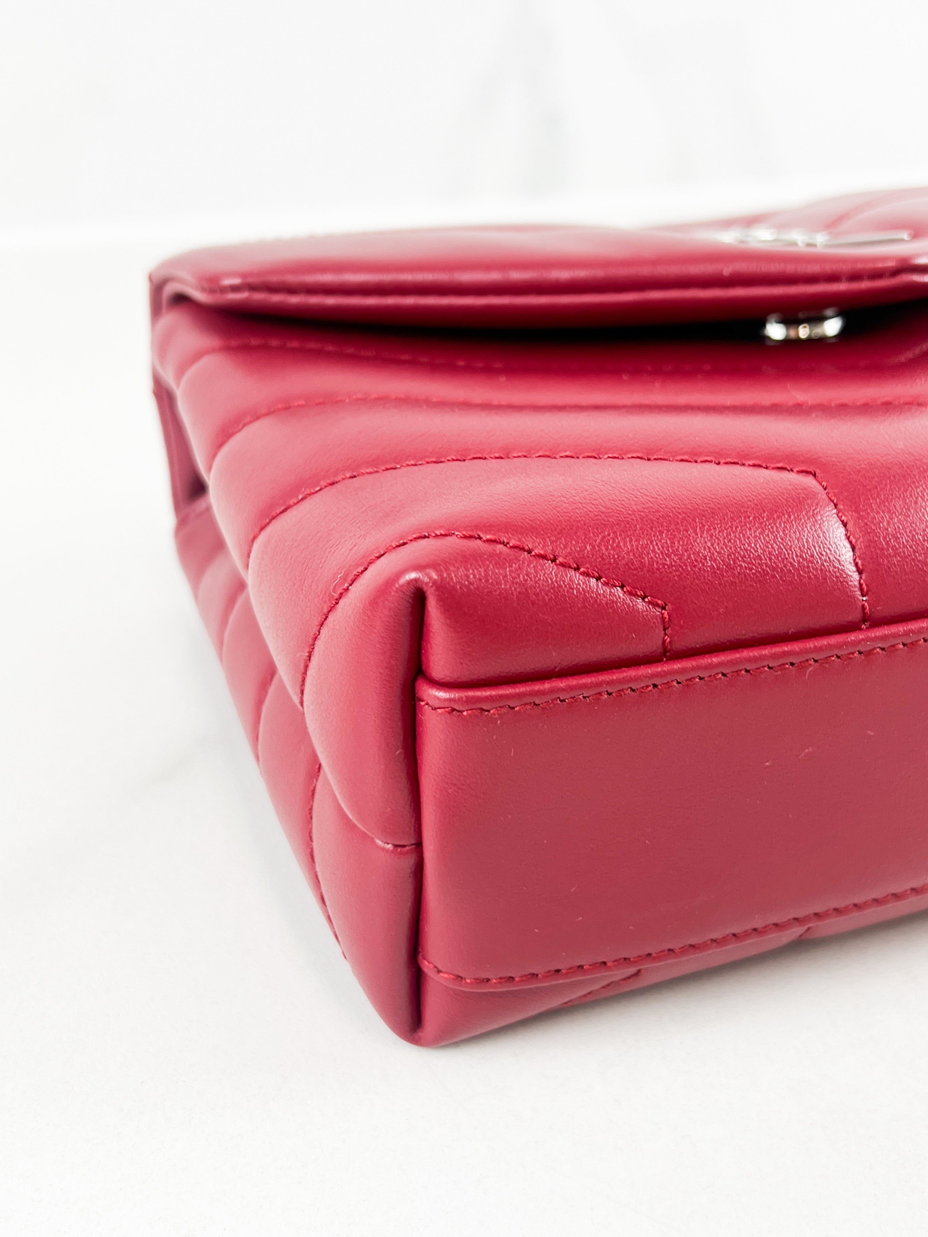 Saint Laurent Red Loulou Toy with SHW