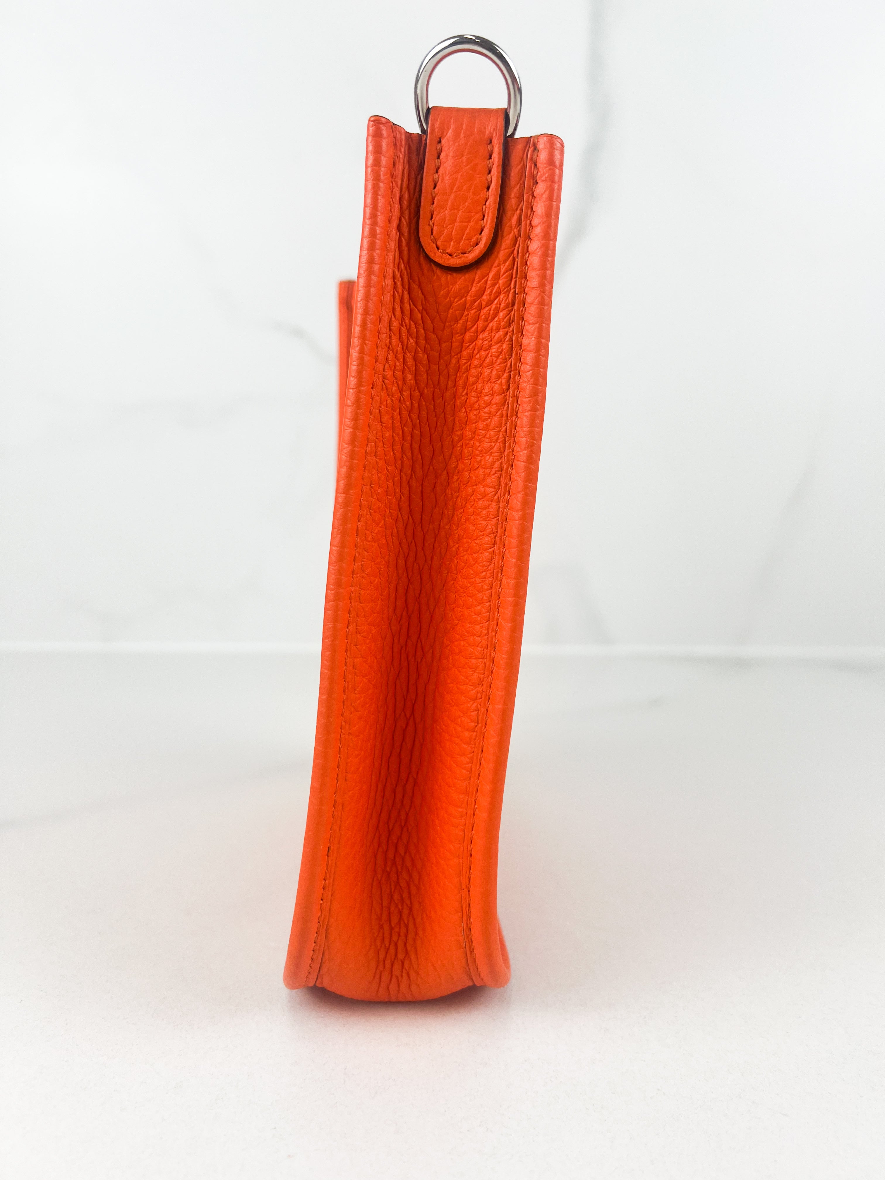 Hermes Orange Clemence Evelyne 16 with SHW