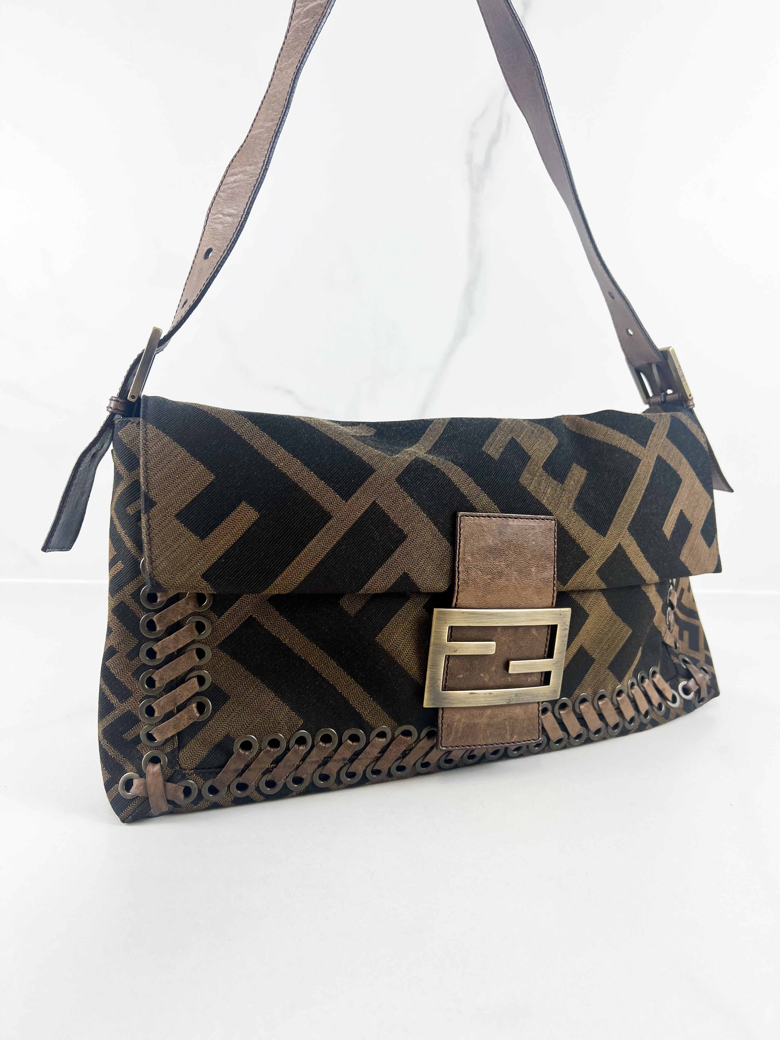 Fendi Tobacco Zucca Canvas