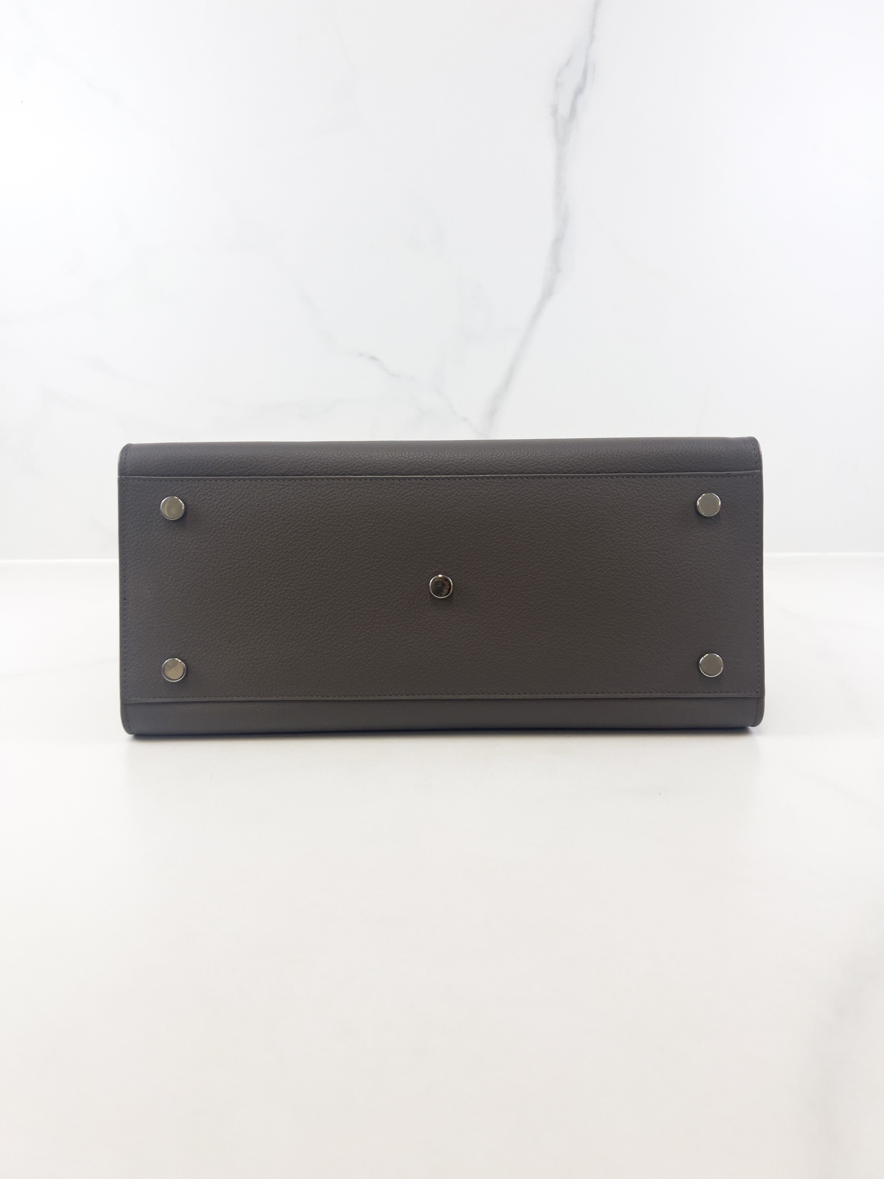 Saint Laurent Grey Large Sac De Jour with SHW