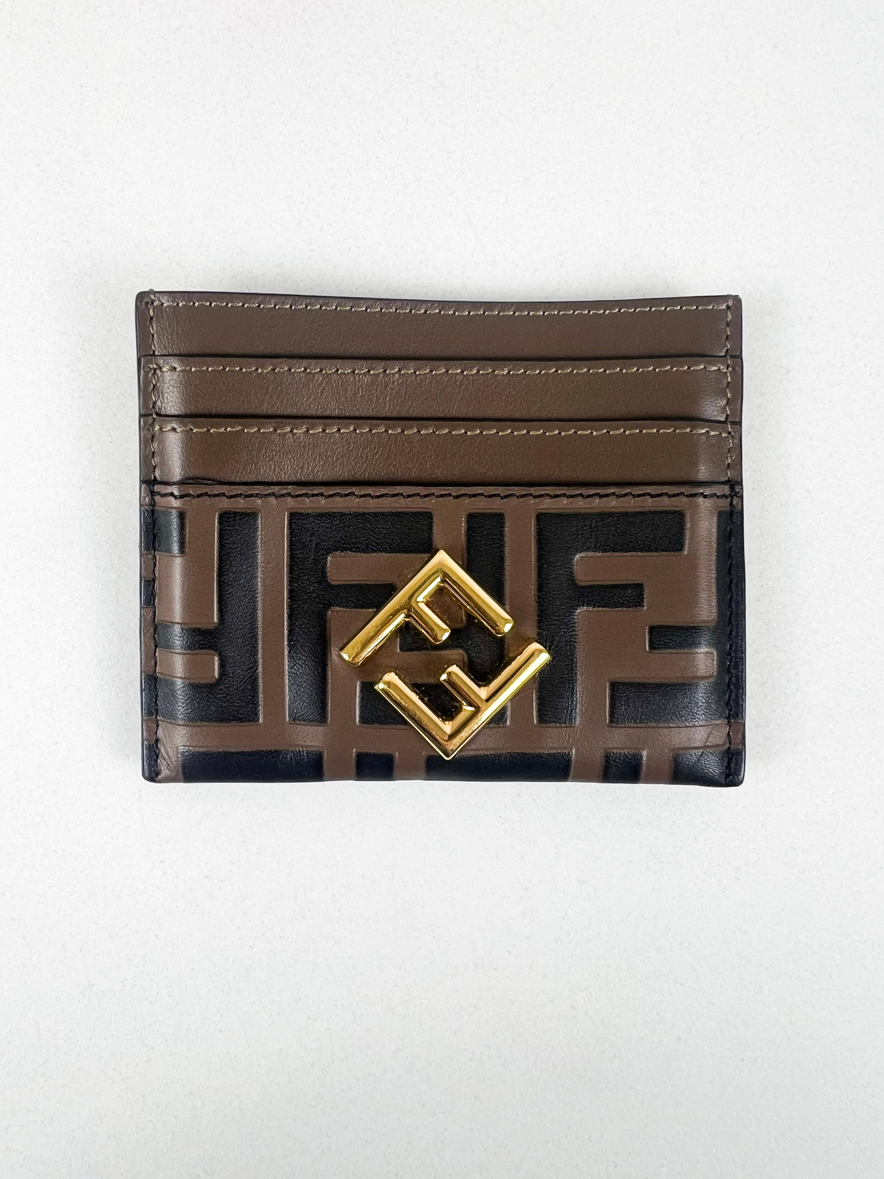 Fendi Leather Card Wallet
