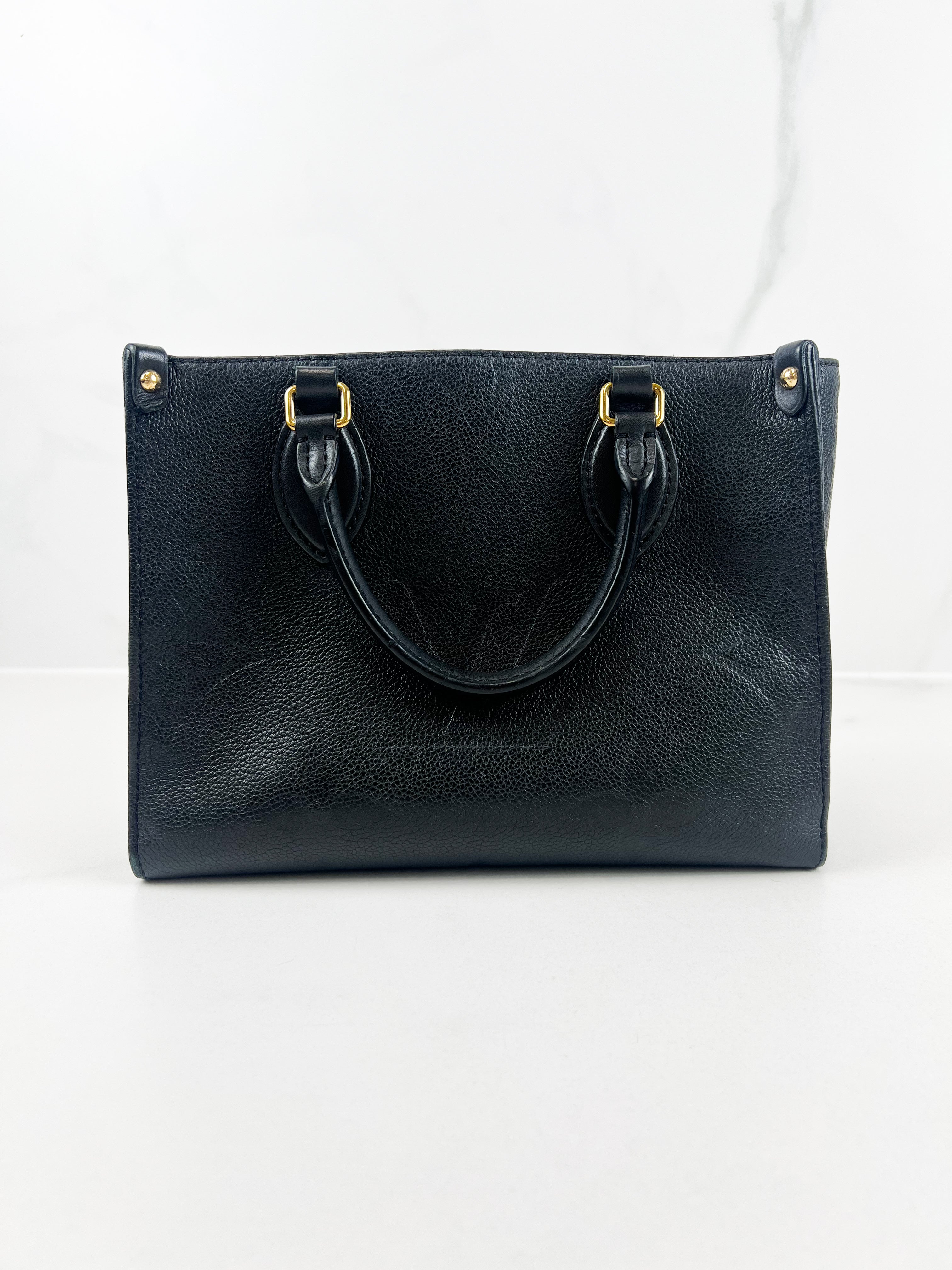 Louis Vuitton On The Go PM in Black Empreinte Leather