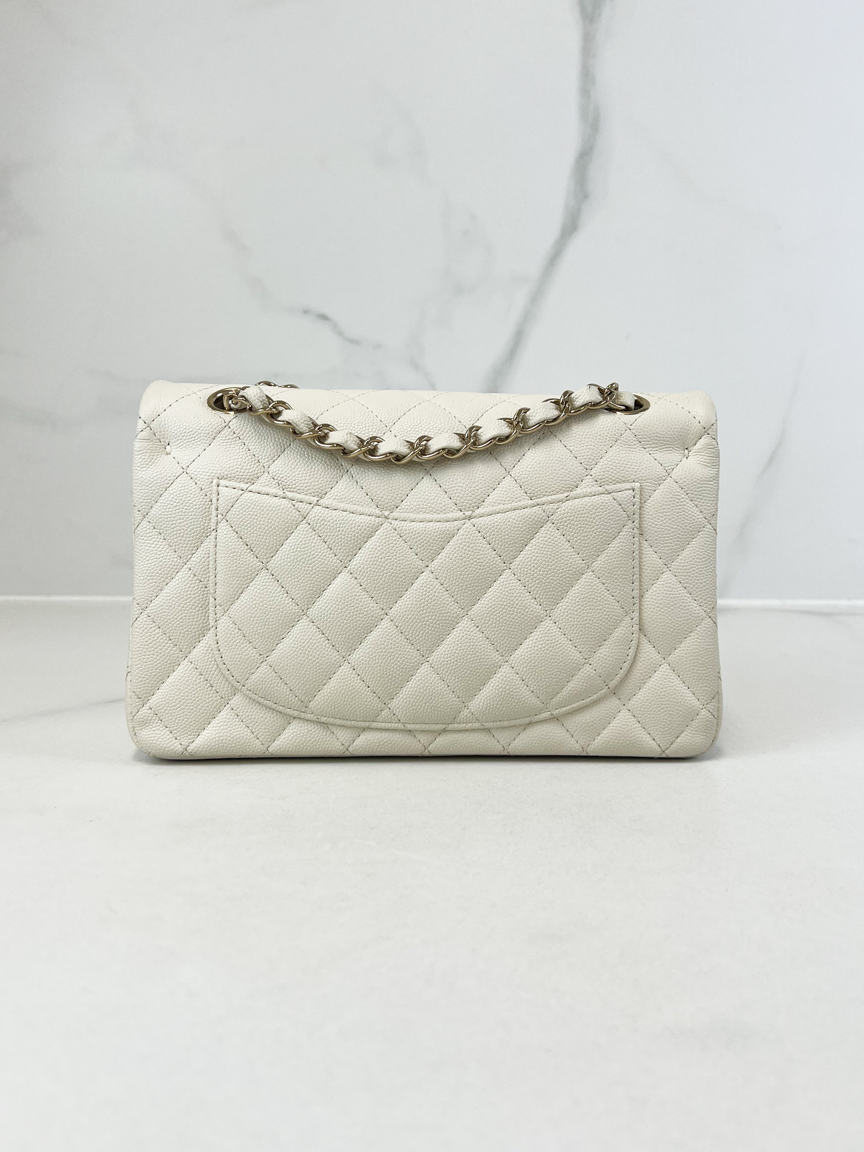 Chanel Small Classic Double Flap Caviar Shoulder Bag