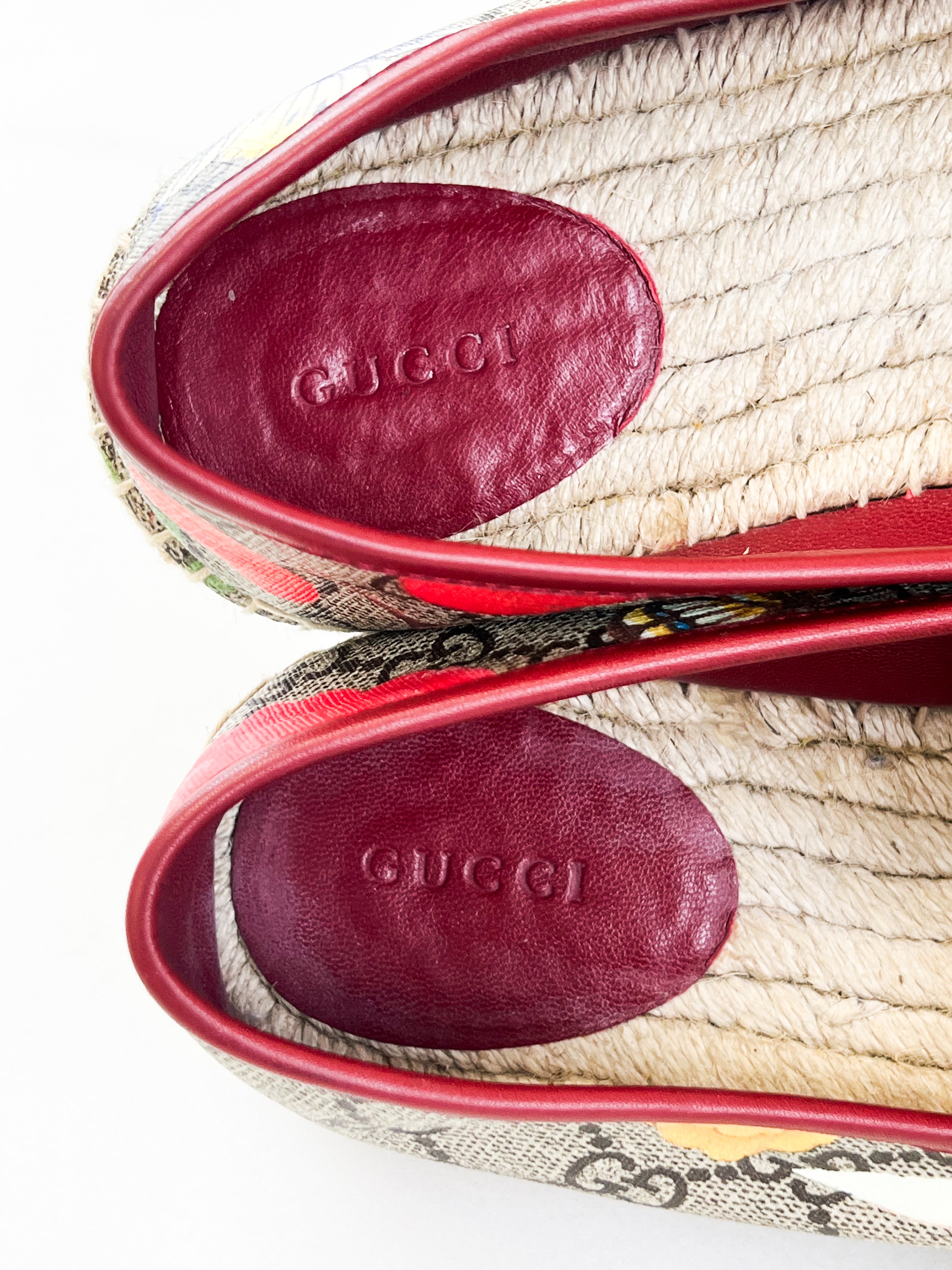 Gucci GG Canvas Espadrilles Size 41