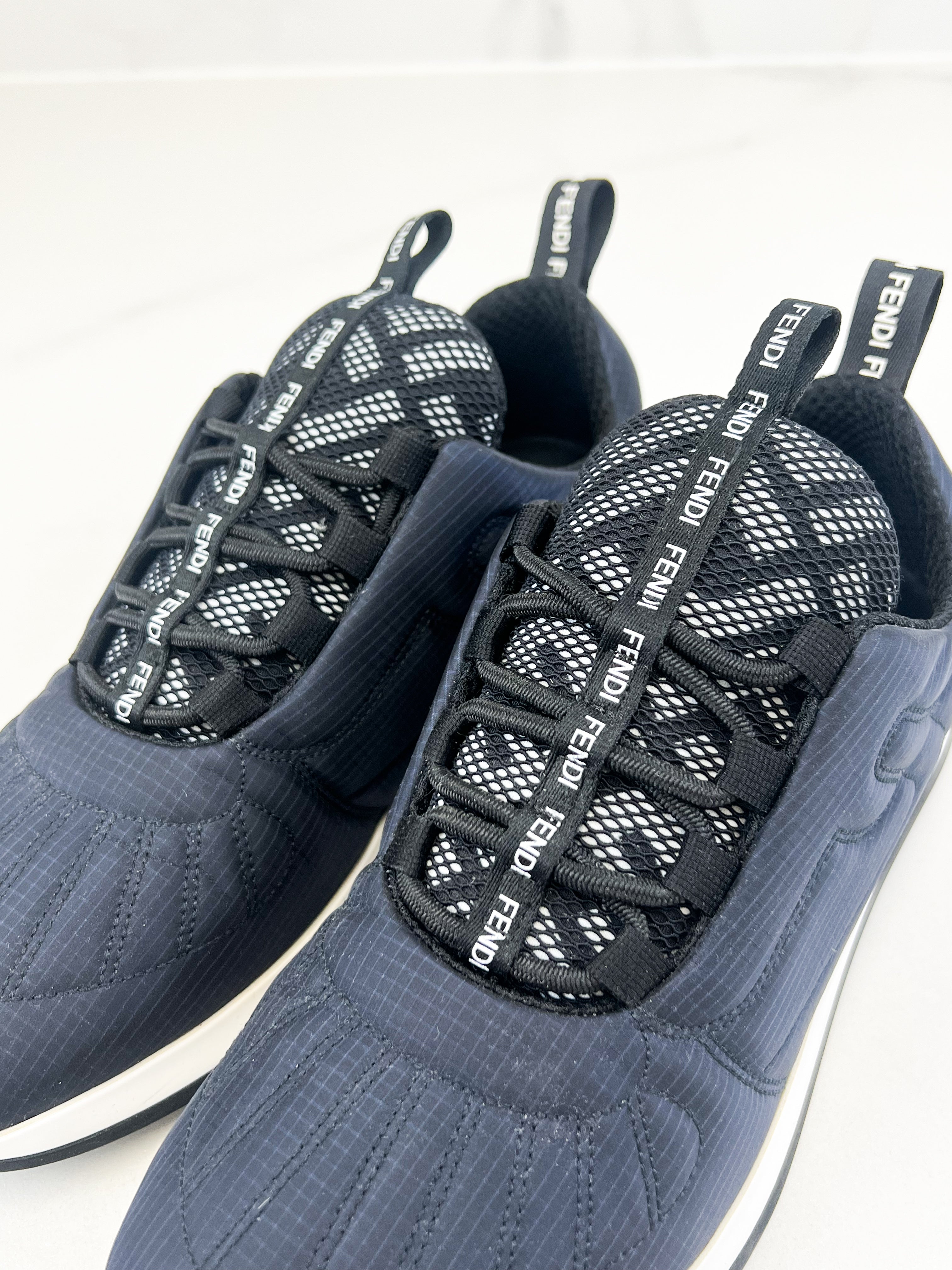 Fendi Nylon FFreedom Sneaker Size 37