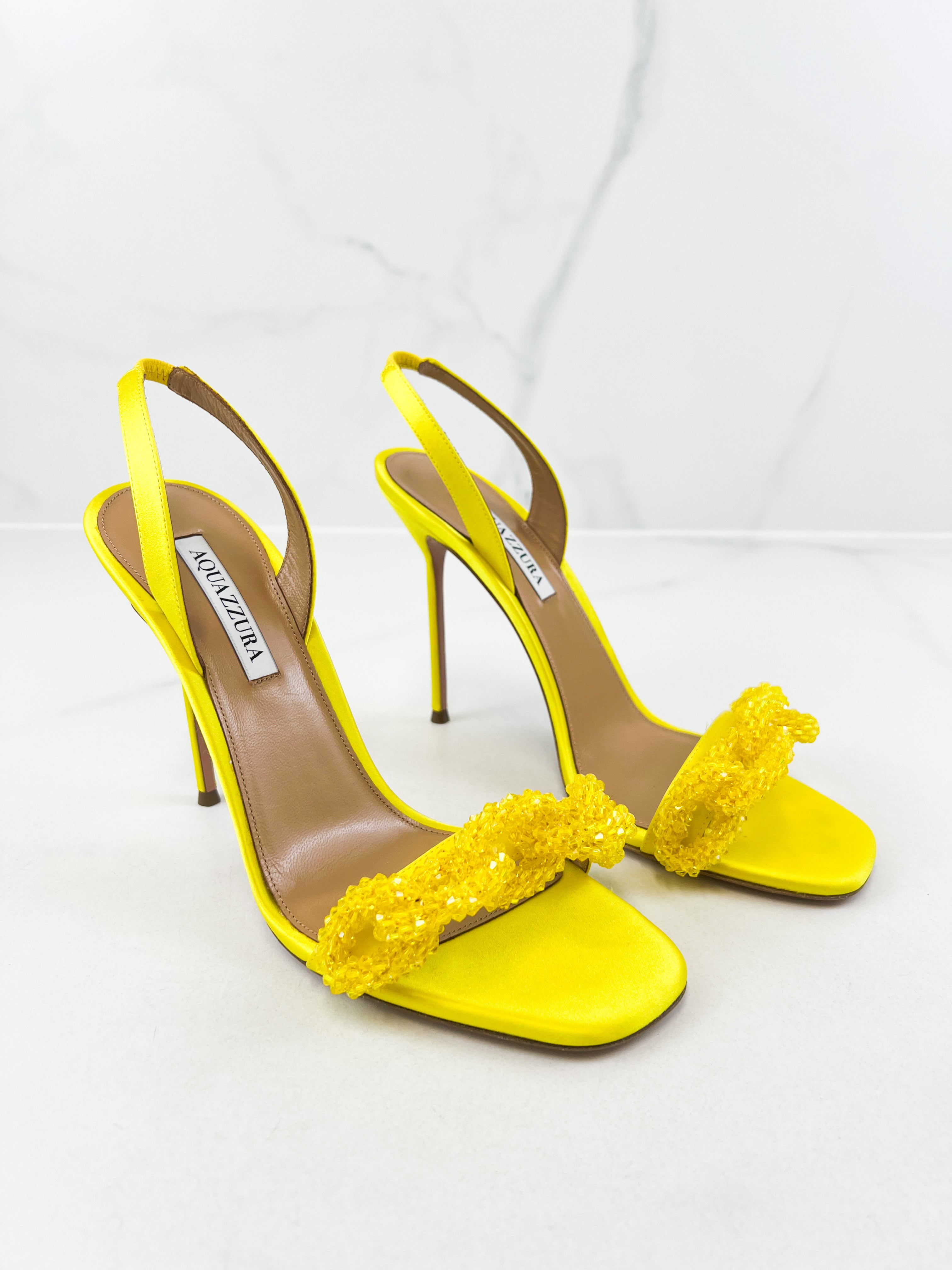 Aquazzura Chain Of Love Sandal Pumps Size 41