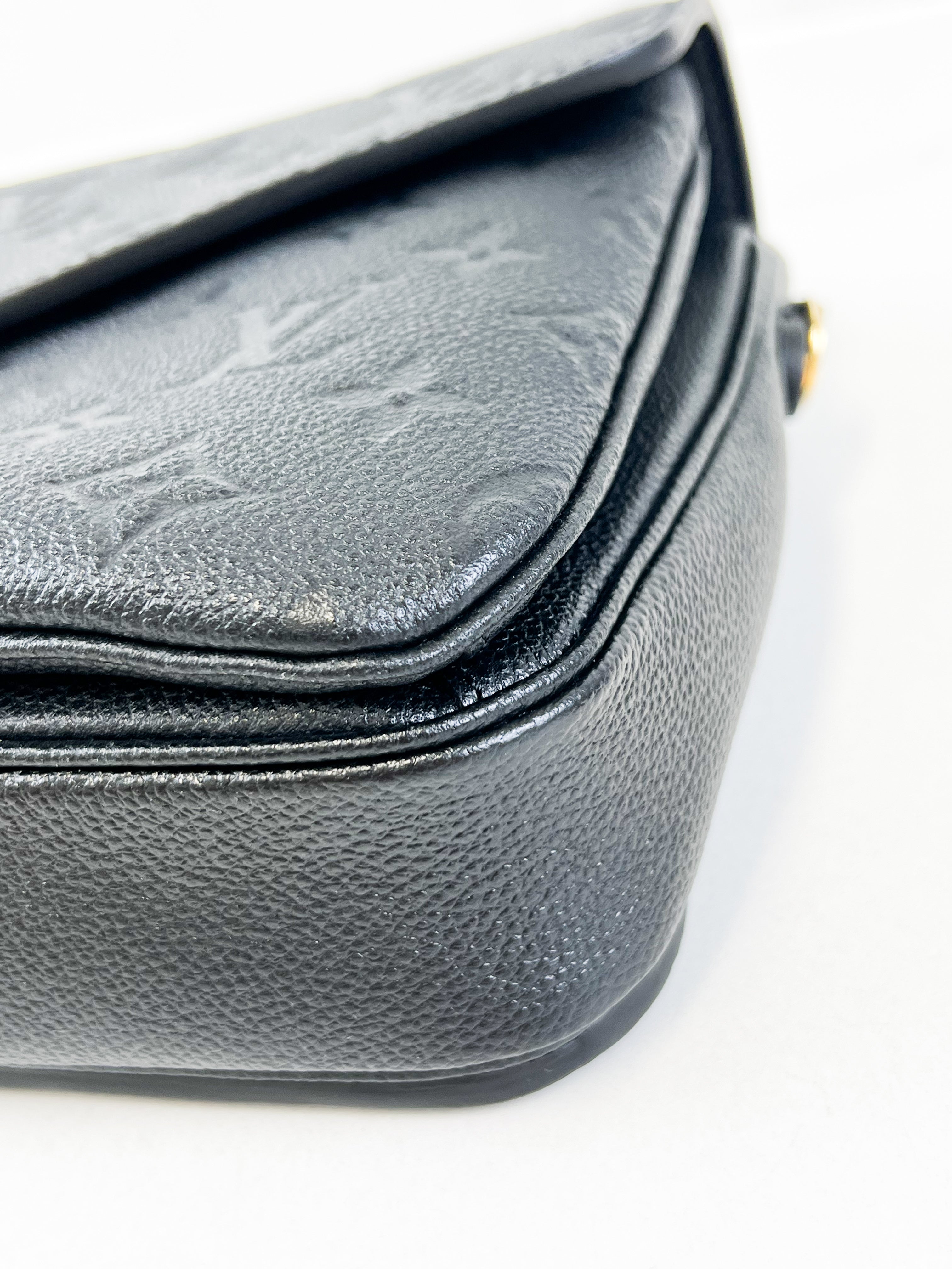 Louis Vuitton Empreinte Black Pochette Metis