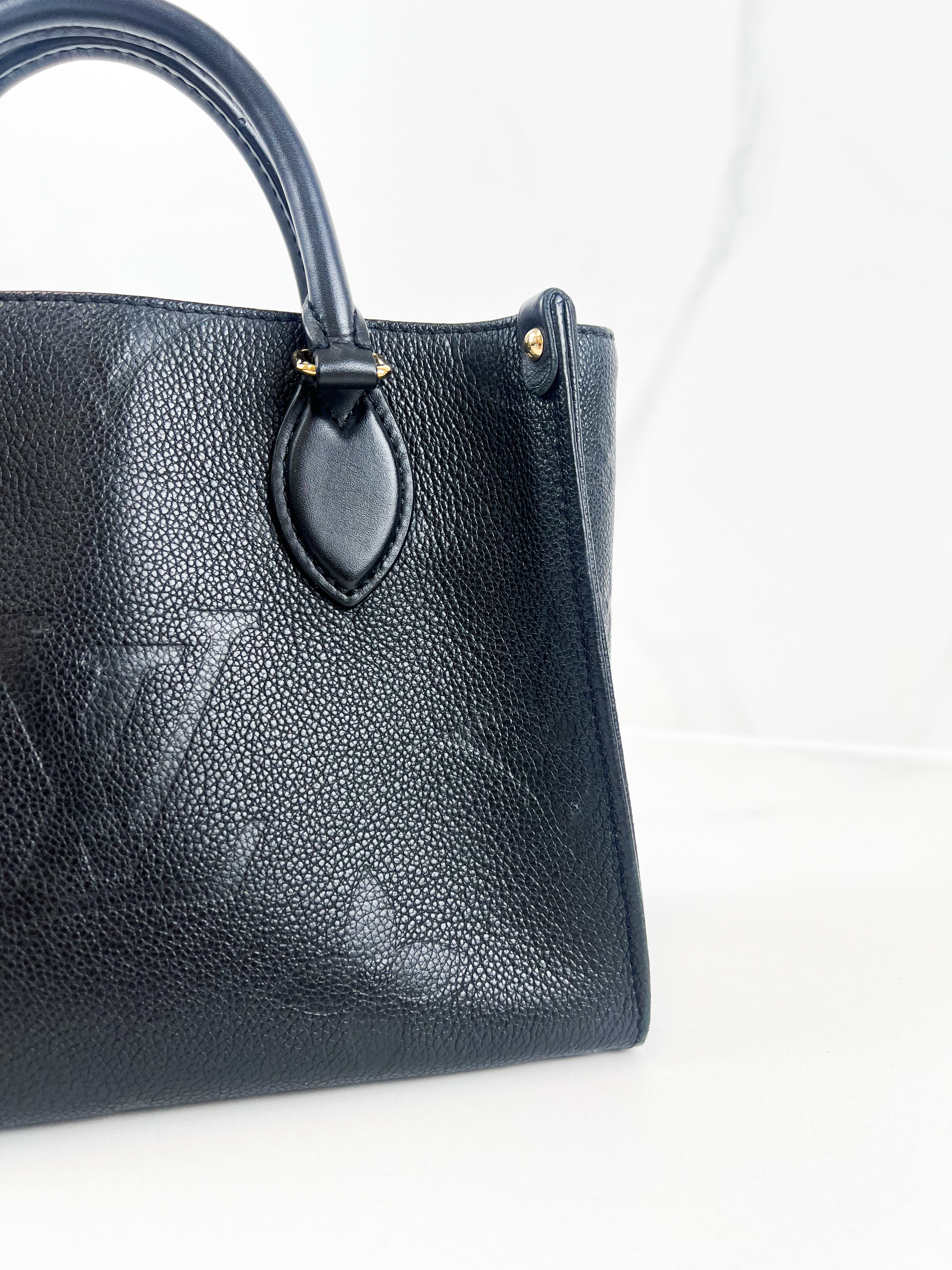 Louis Vuitton On The Go PM in Black Empreinte Leather