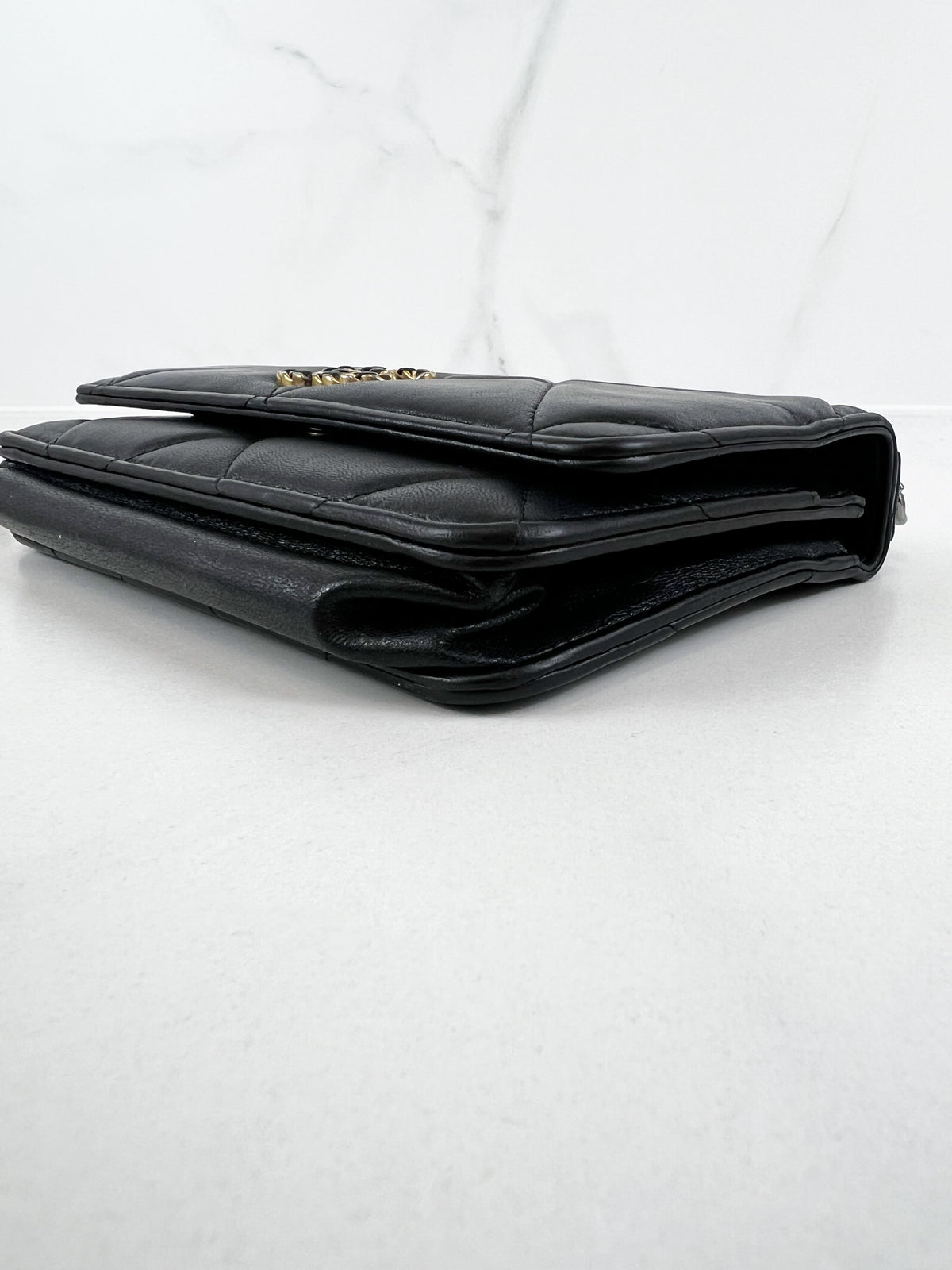 Chanel 19 Wallet on Chain WOC in Lambskin Leather