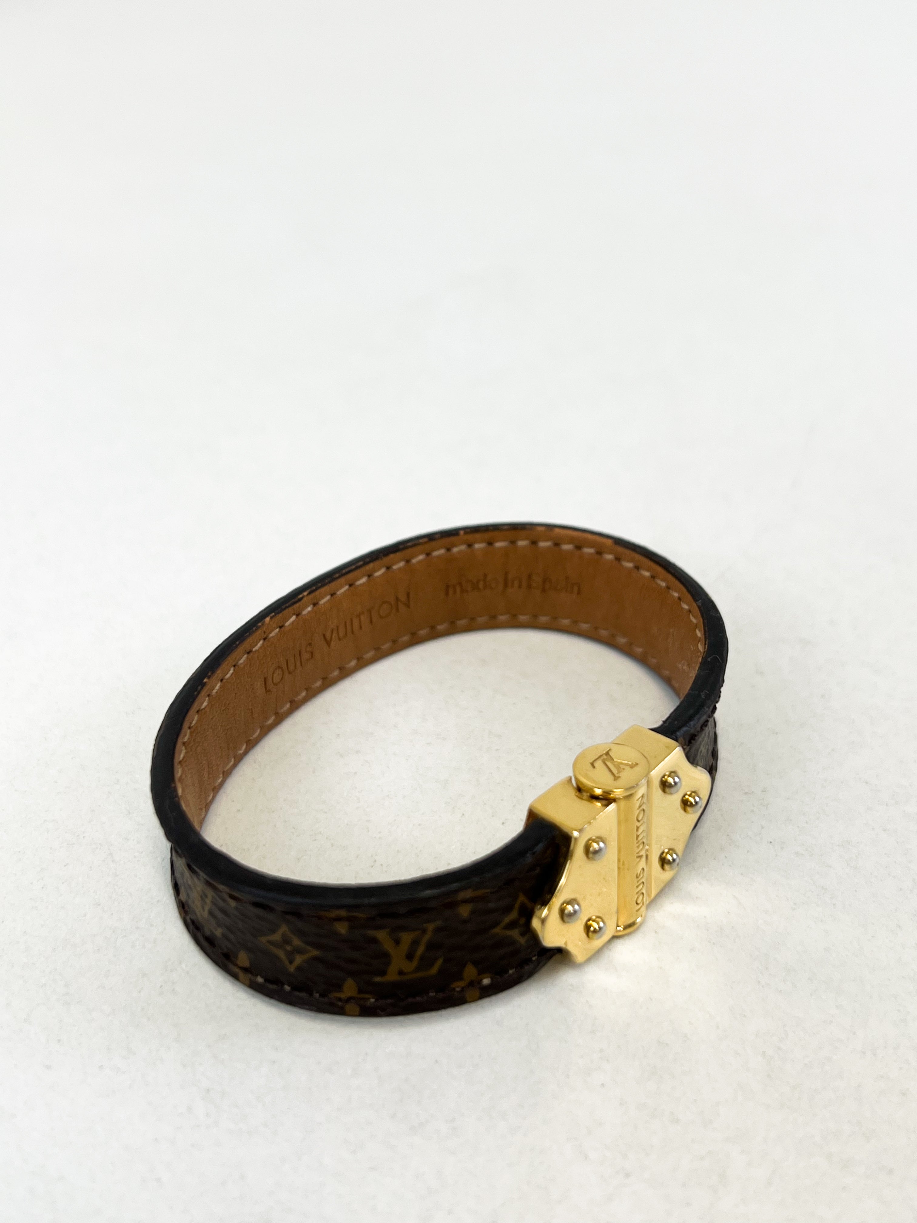 Louis Vuitton Nanogram Leather Bracelet