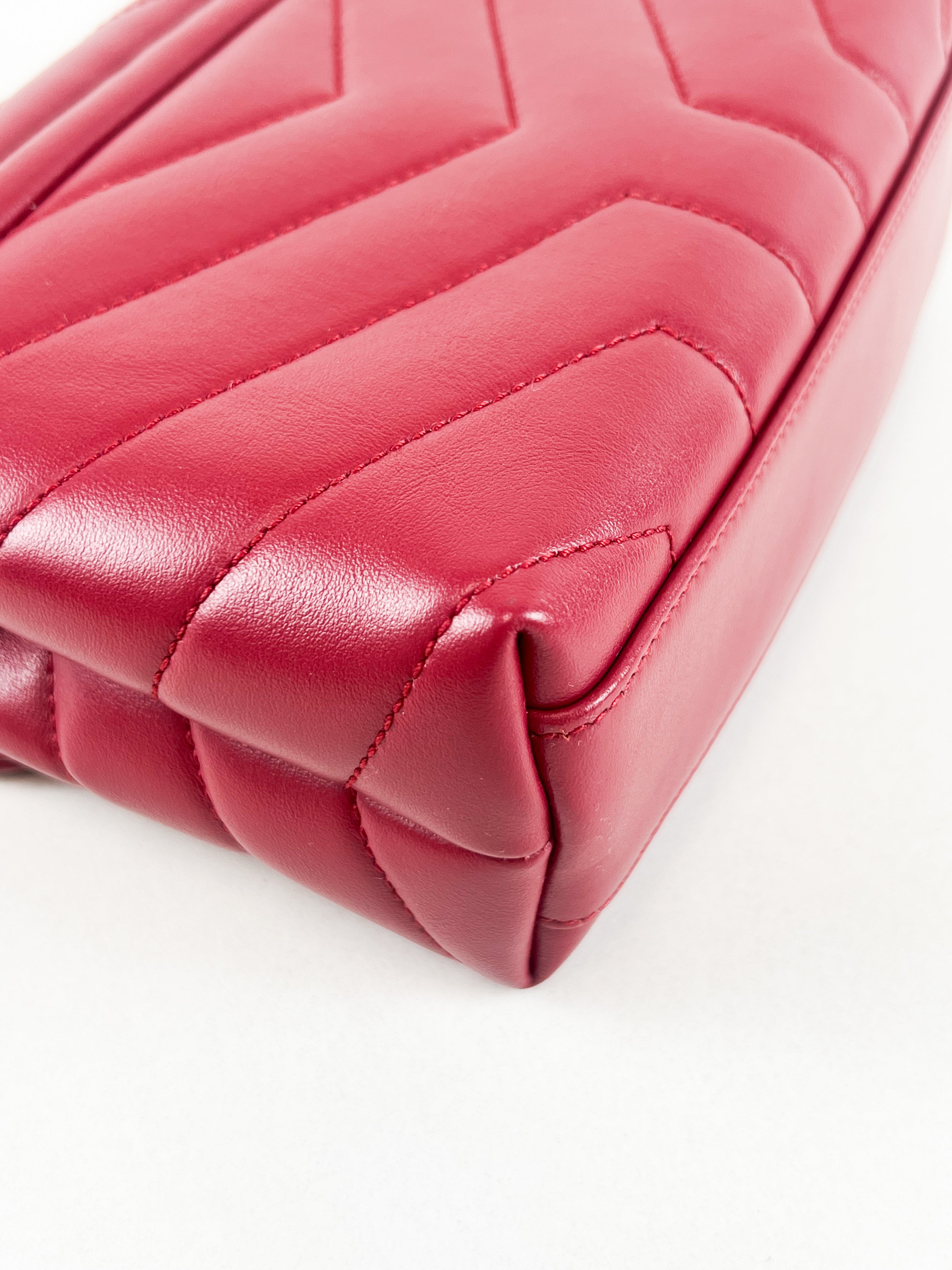 Saint Laurent Red Loulou Toy with SHW