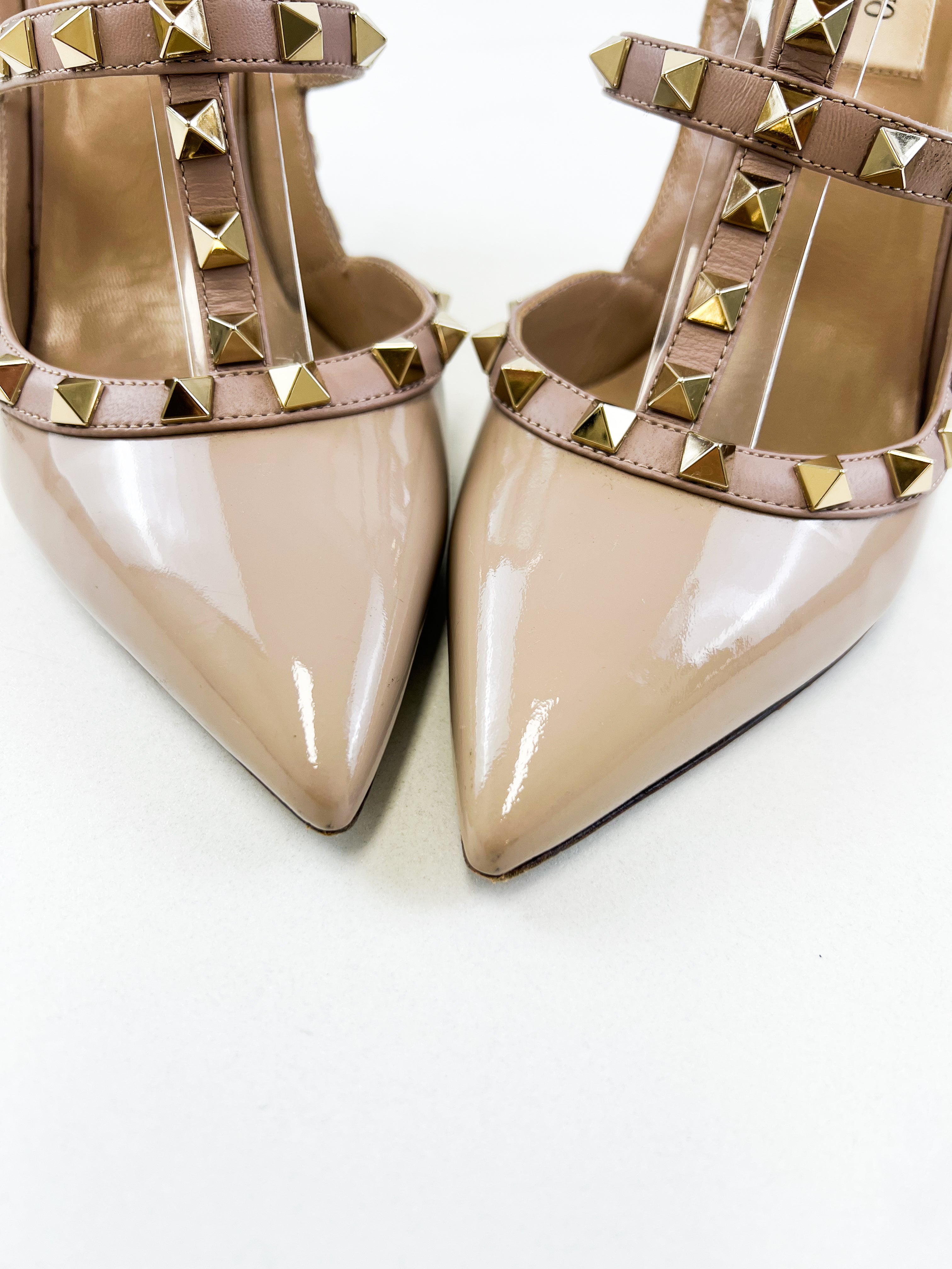 Valentino Caged Rockstud Pumps Size 39