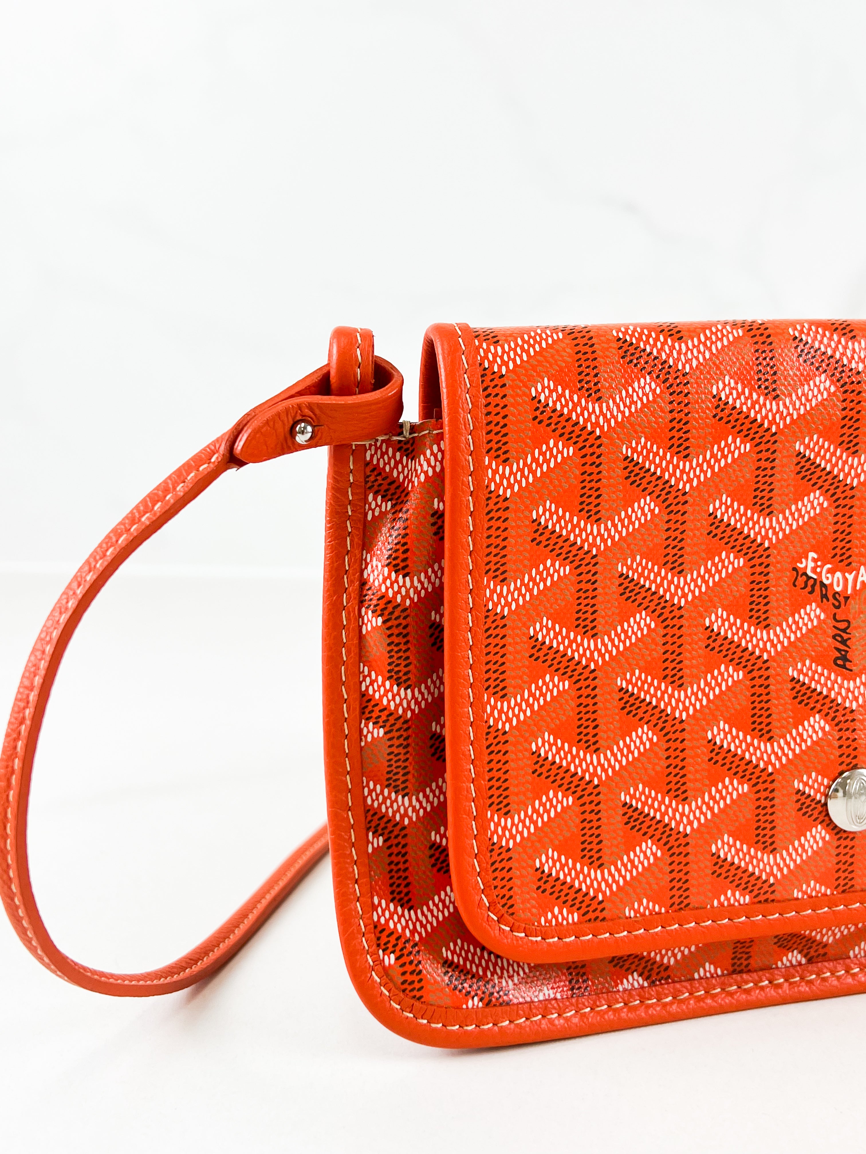 Goyard Plumet Orange Mini Crossbody Bag